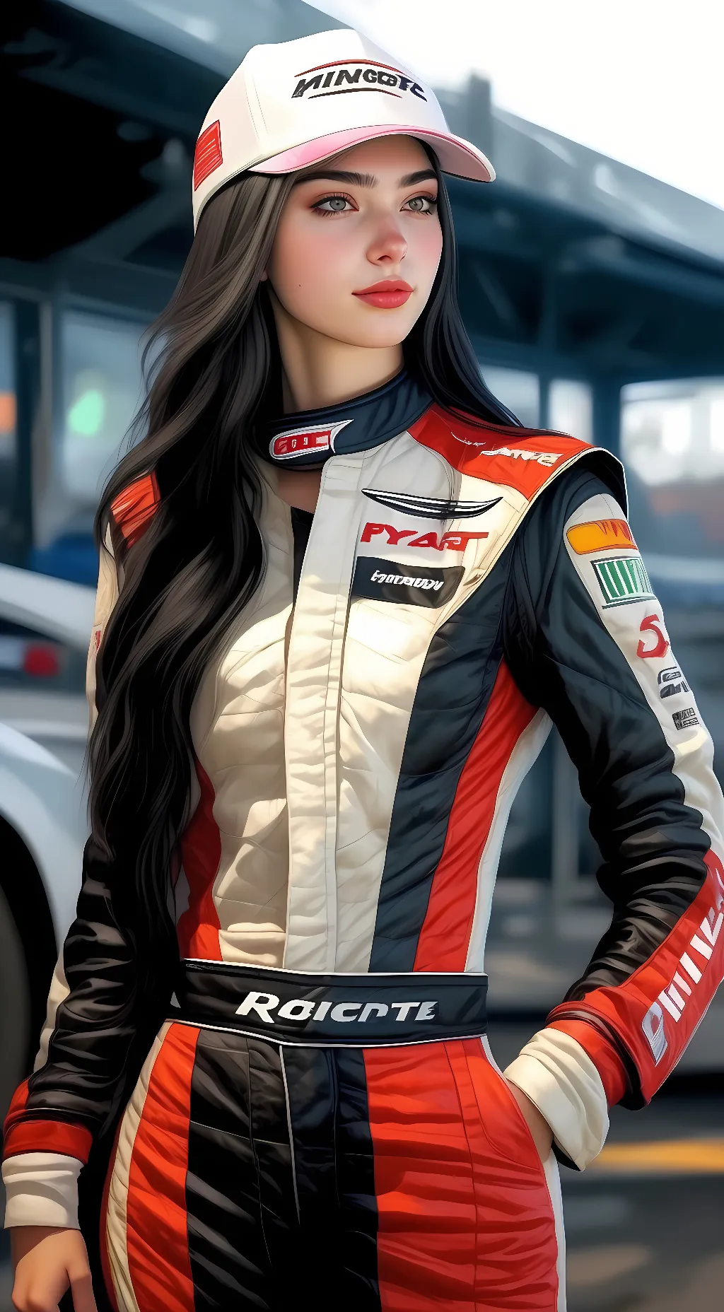 ai character: Toni Breidinger  background