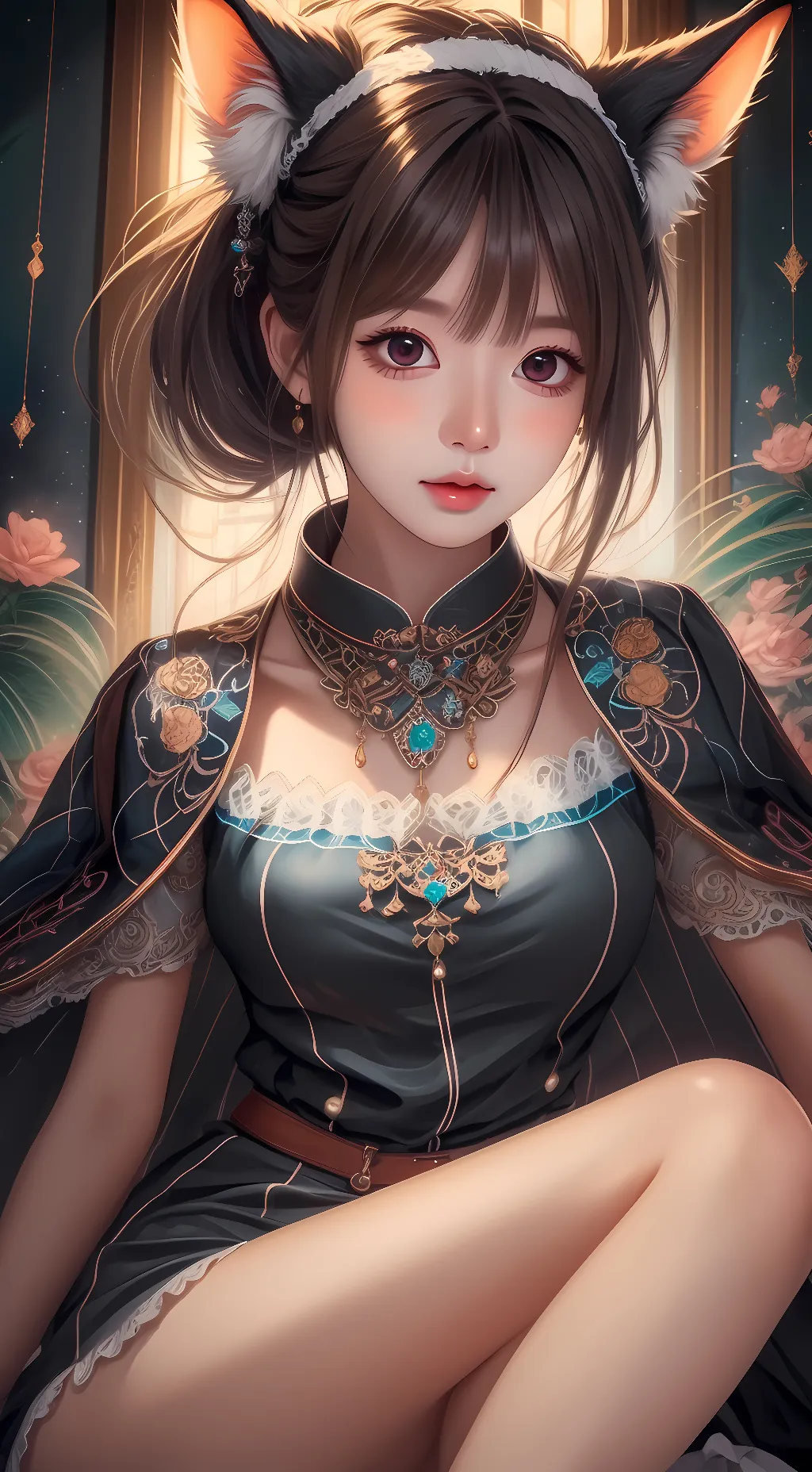 ai character: 茵娜 background