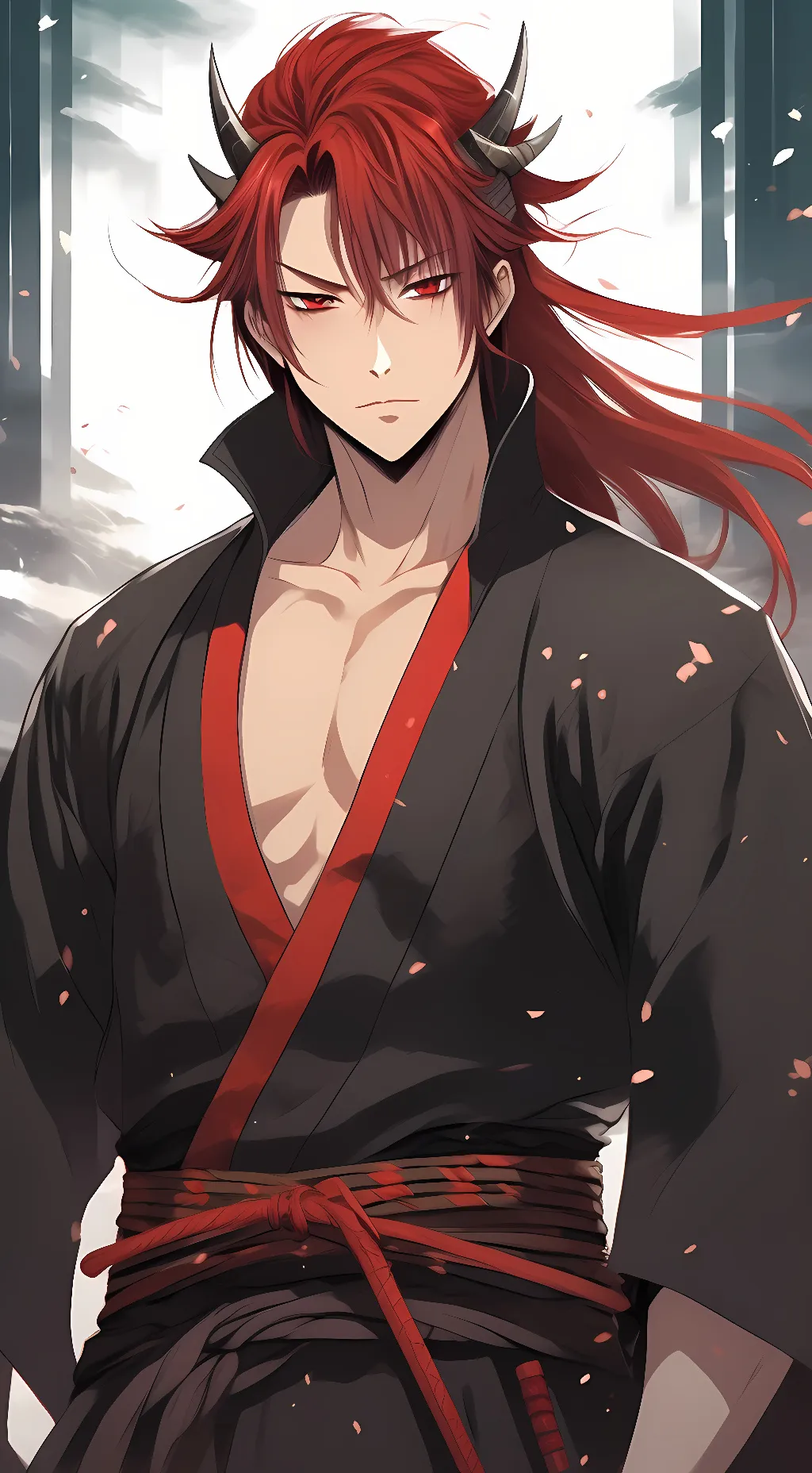 ai character: Kentaro yaei  background