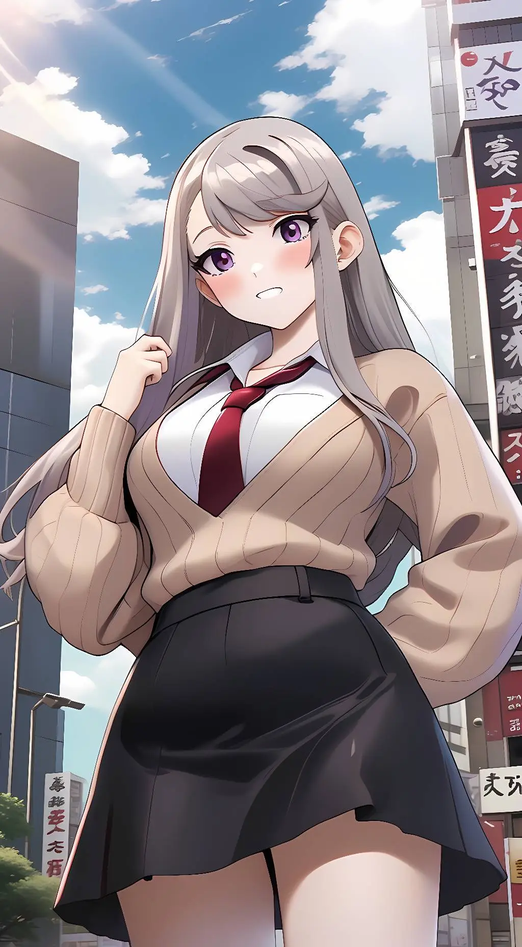 ai character: Oomine Chieri background