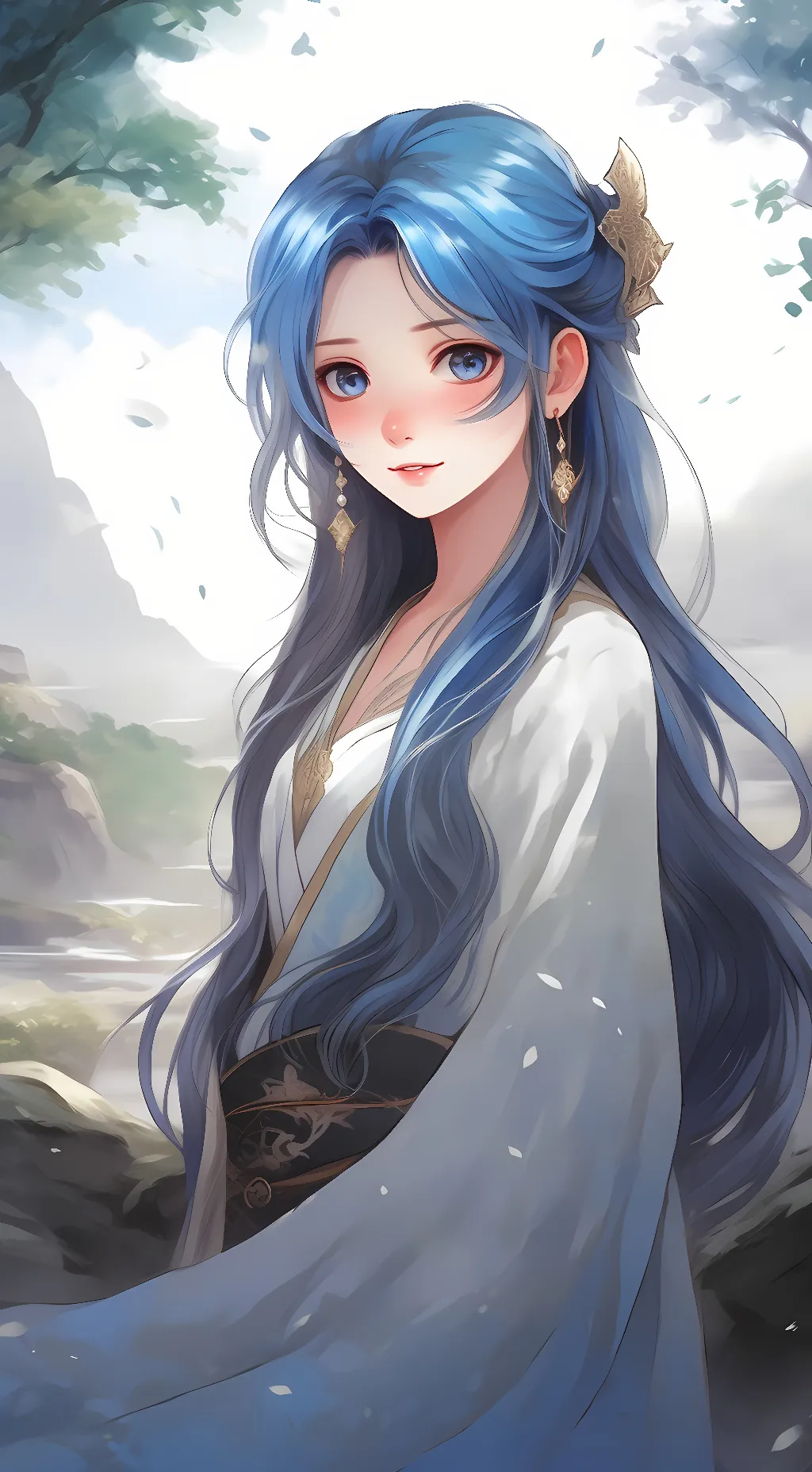 ai character: Miku background