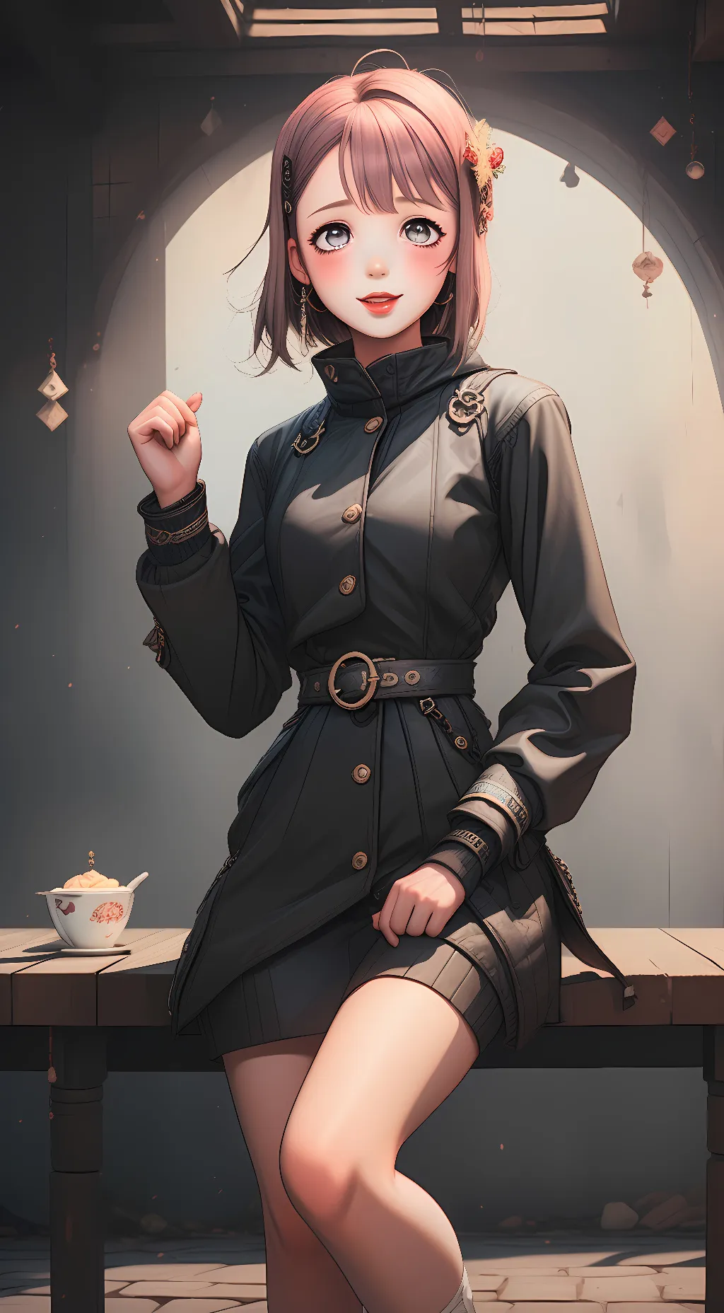 ai character: Ashley background