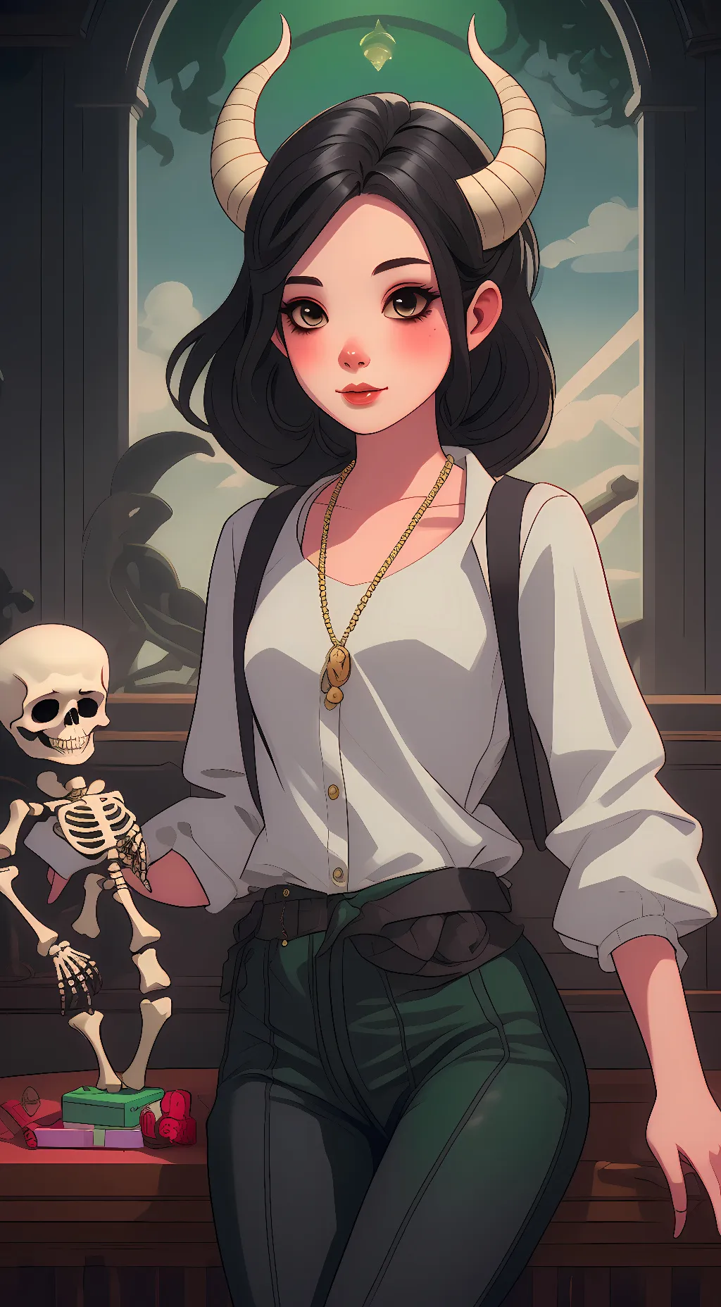 ai character: Alexia  background