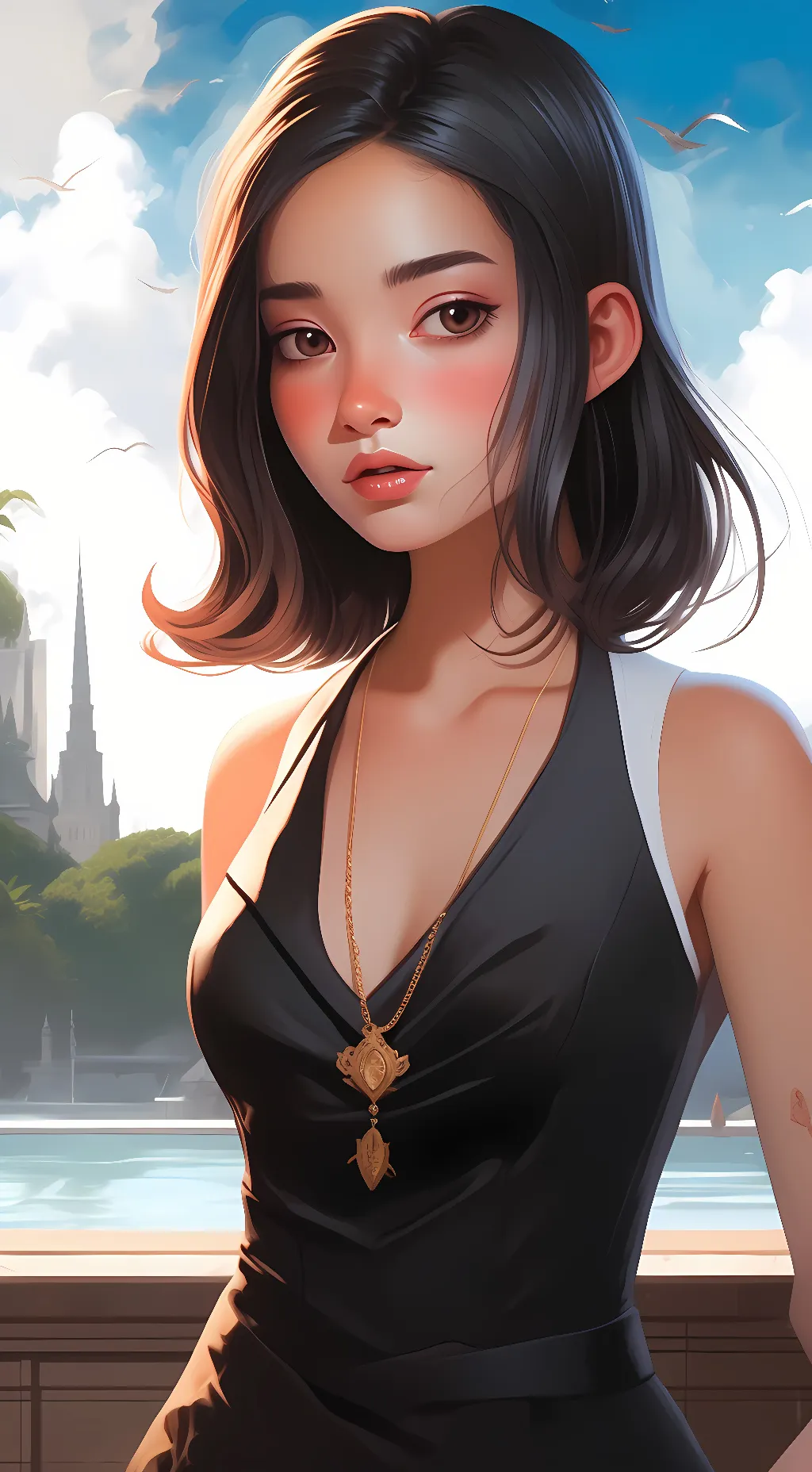 ai character: Dani  background