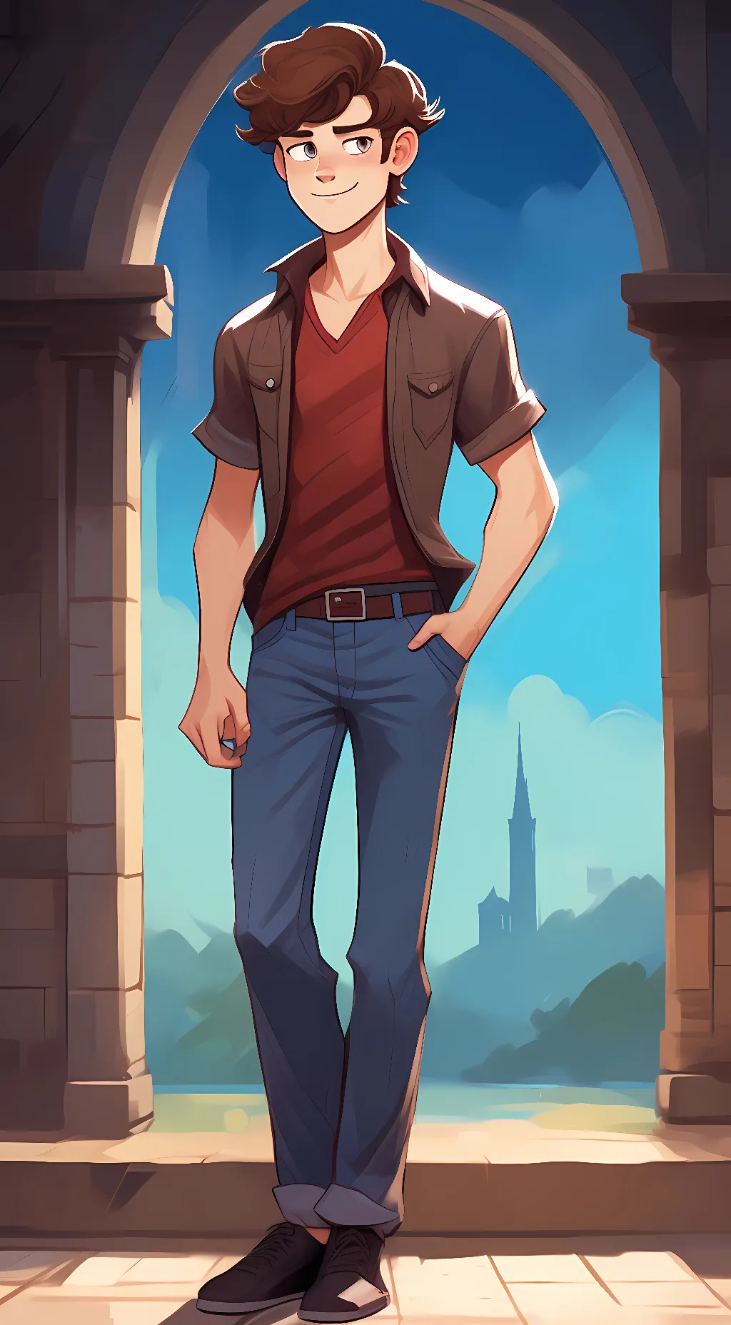 ai character: eddie background