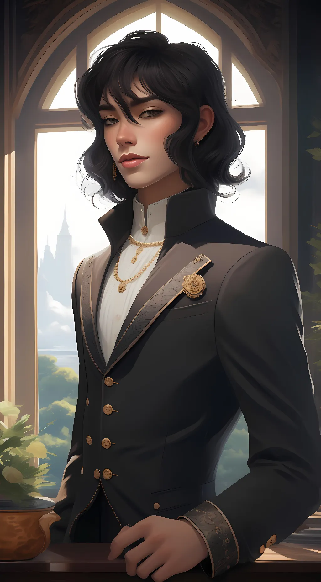 ai character: Duke Octavious background