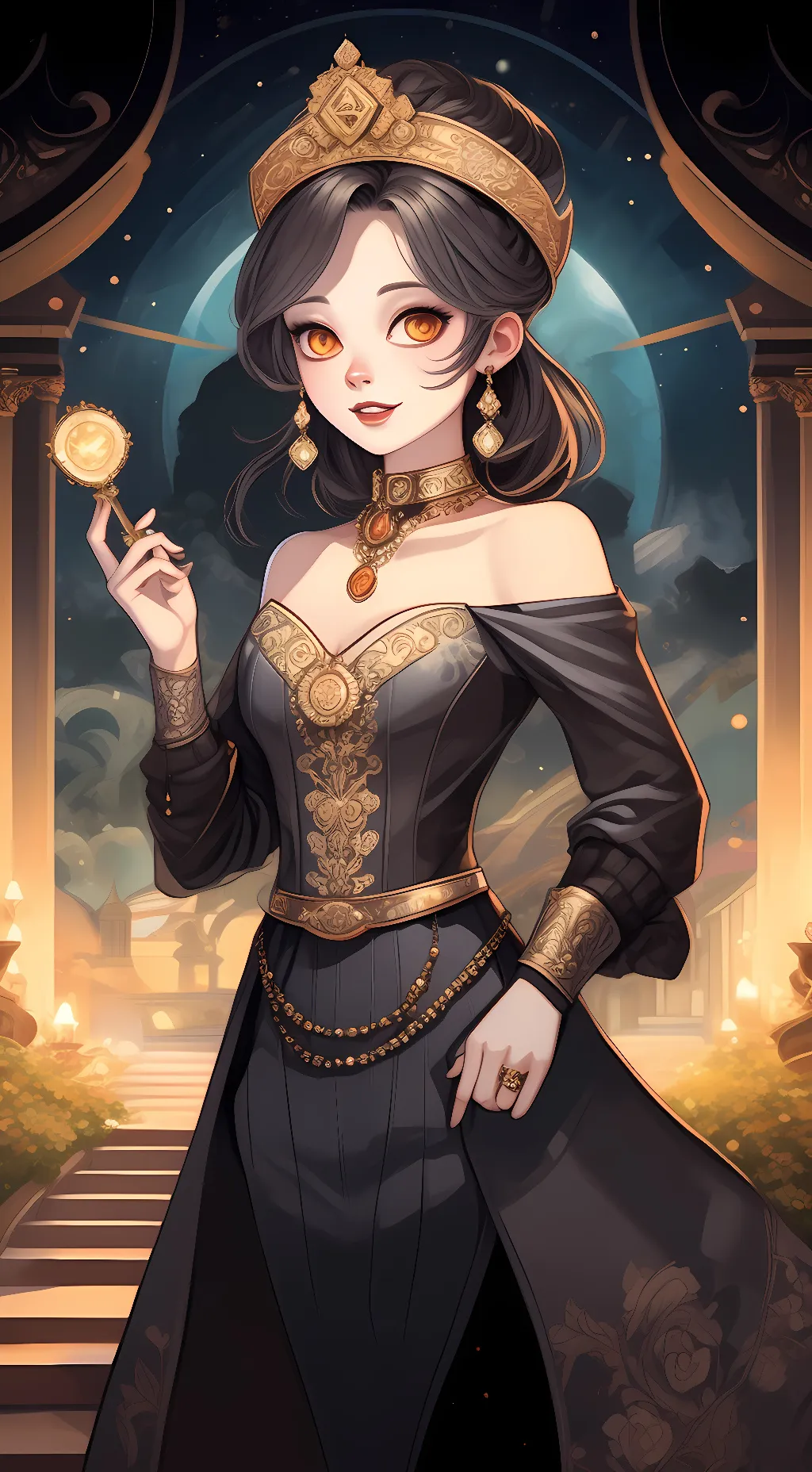 ai character: hello kitten background