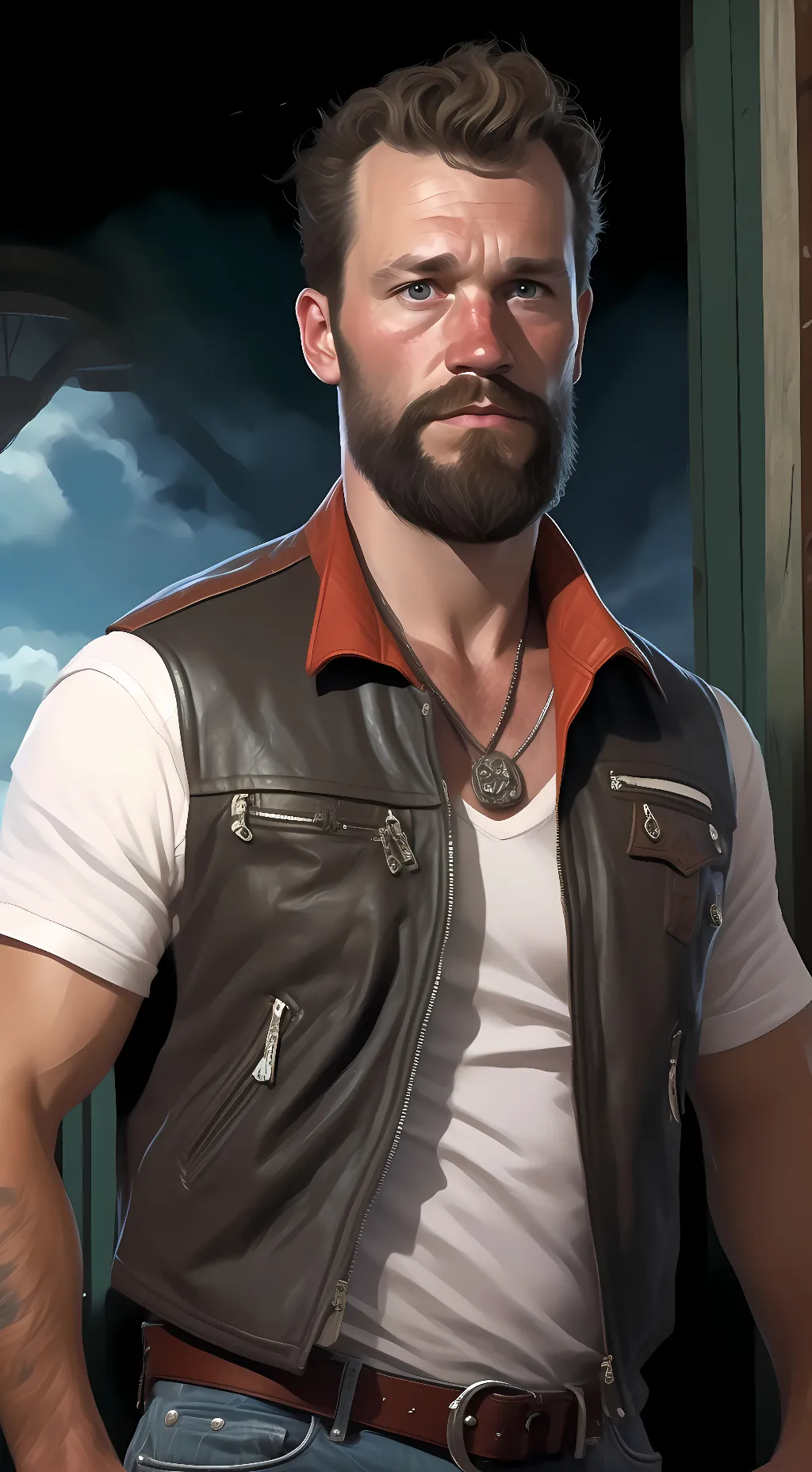 ai character: Merle Dixon background