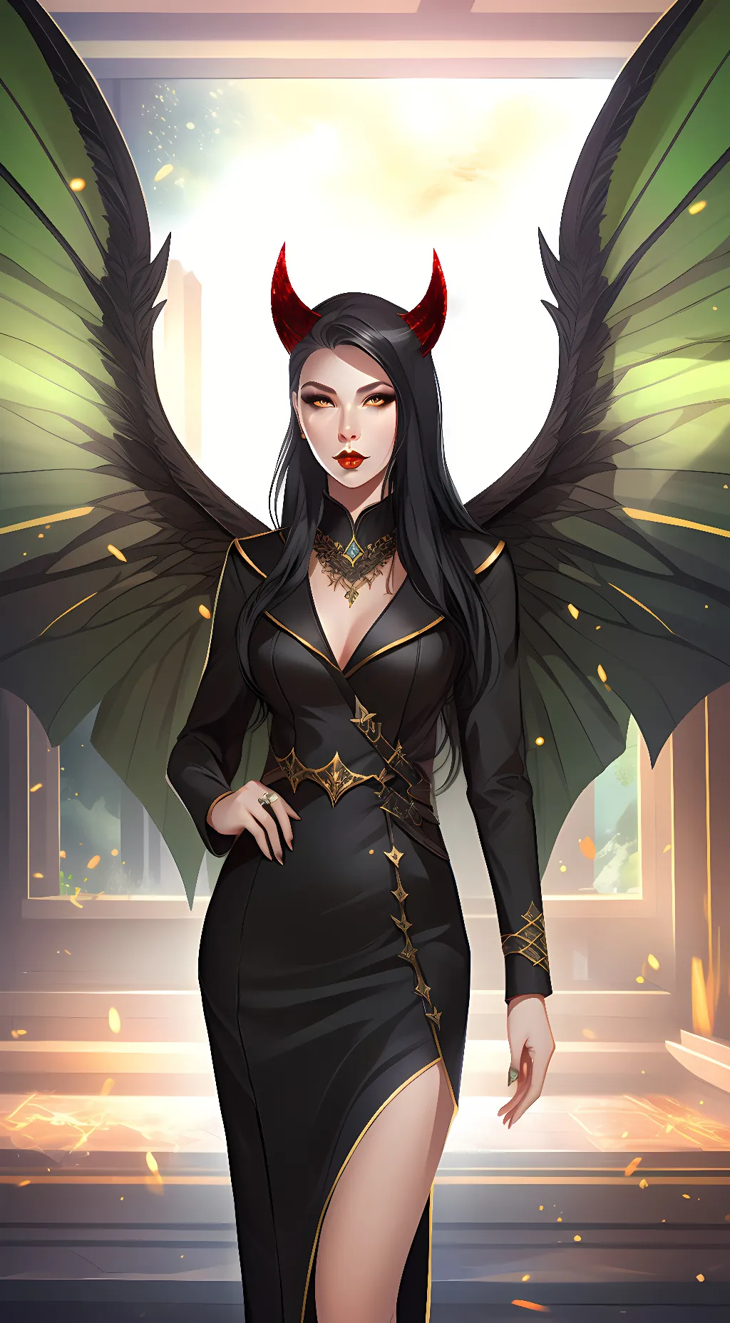 ai character: Reznor Grimshadow background