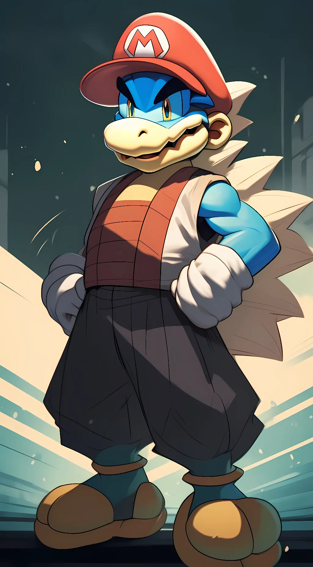 ai character: Ludwig Von Koopa background