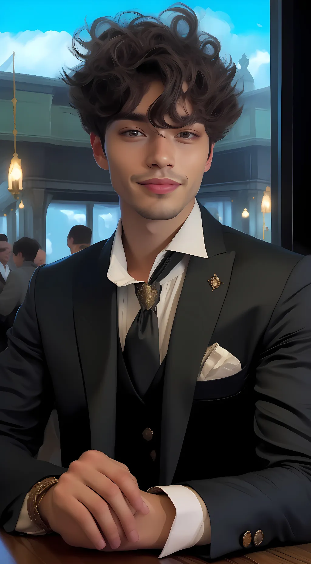 ai character: noah background