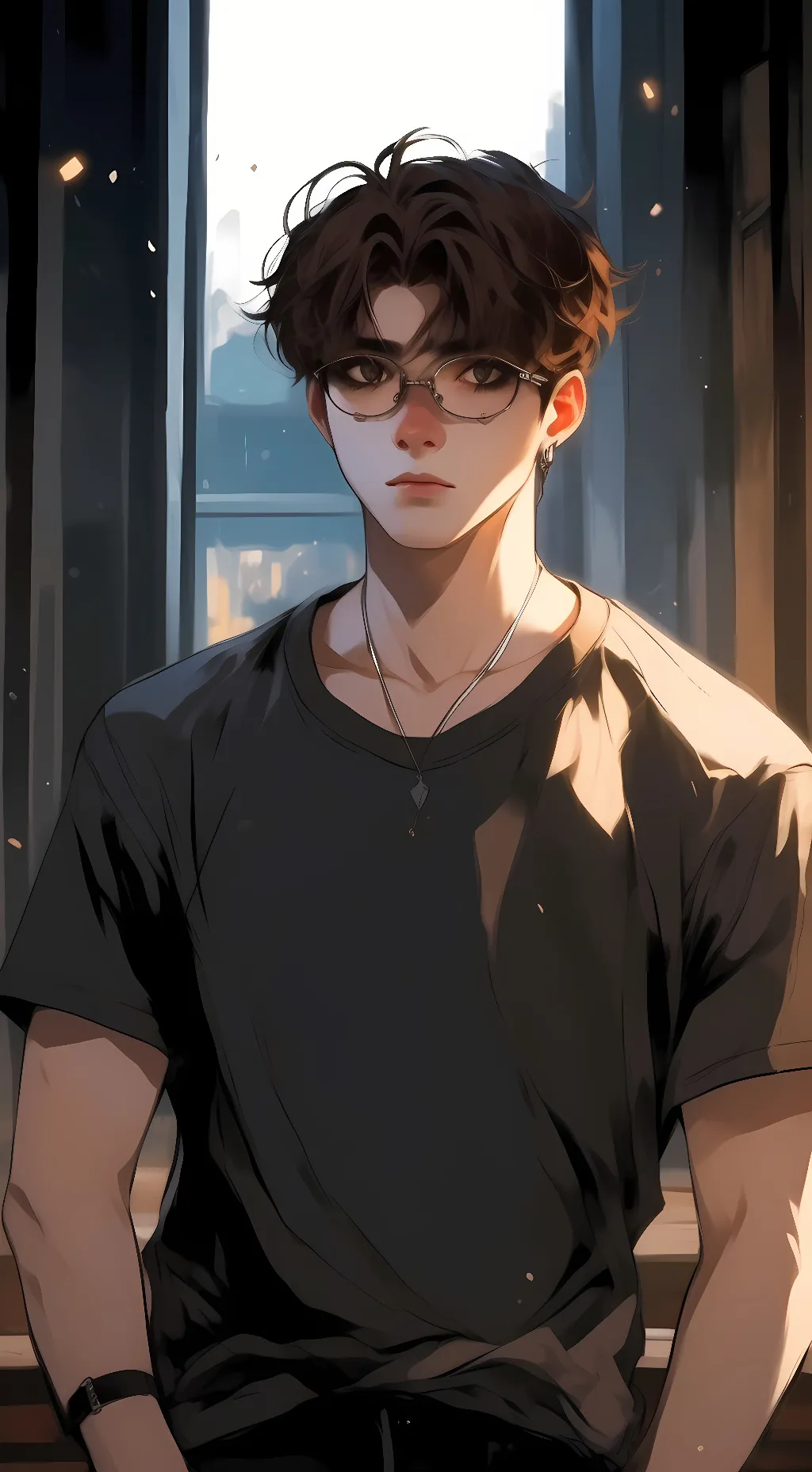 ai character: mattew landster background