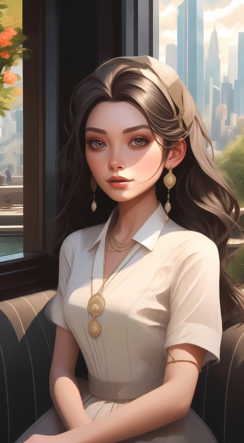 ai character: leah background