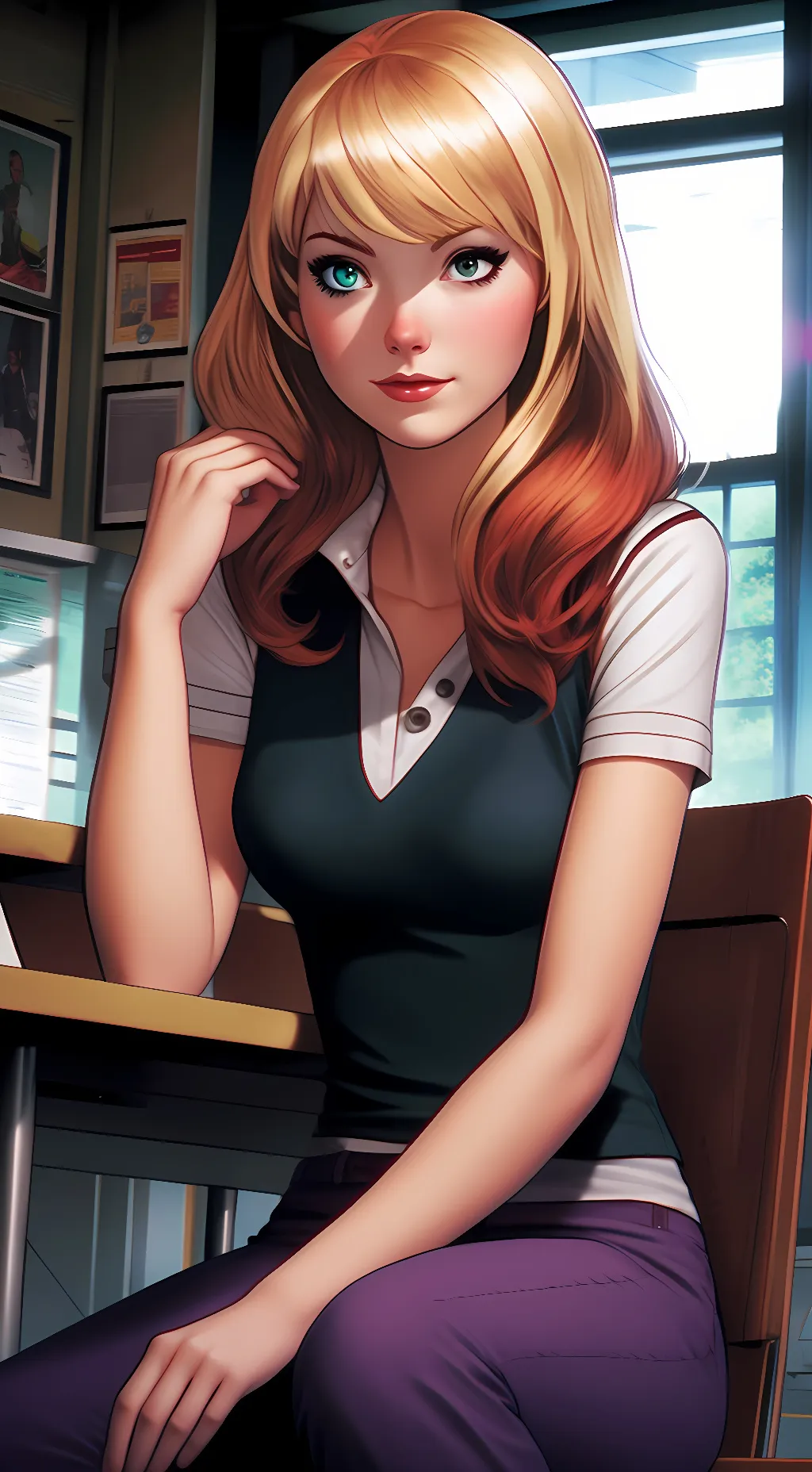 ai character: Maren Stason background