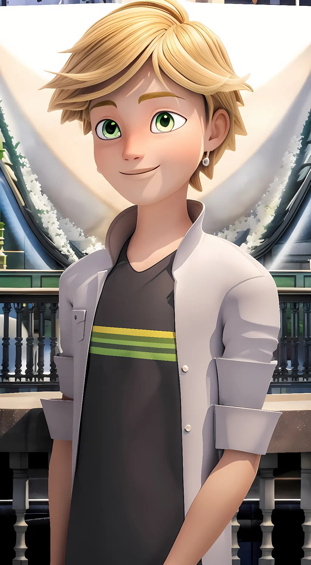 ai character: Adrien Agreste background