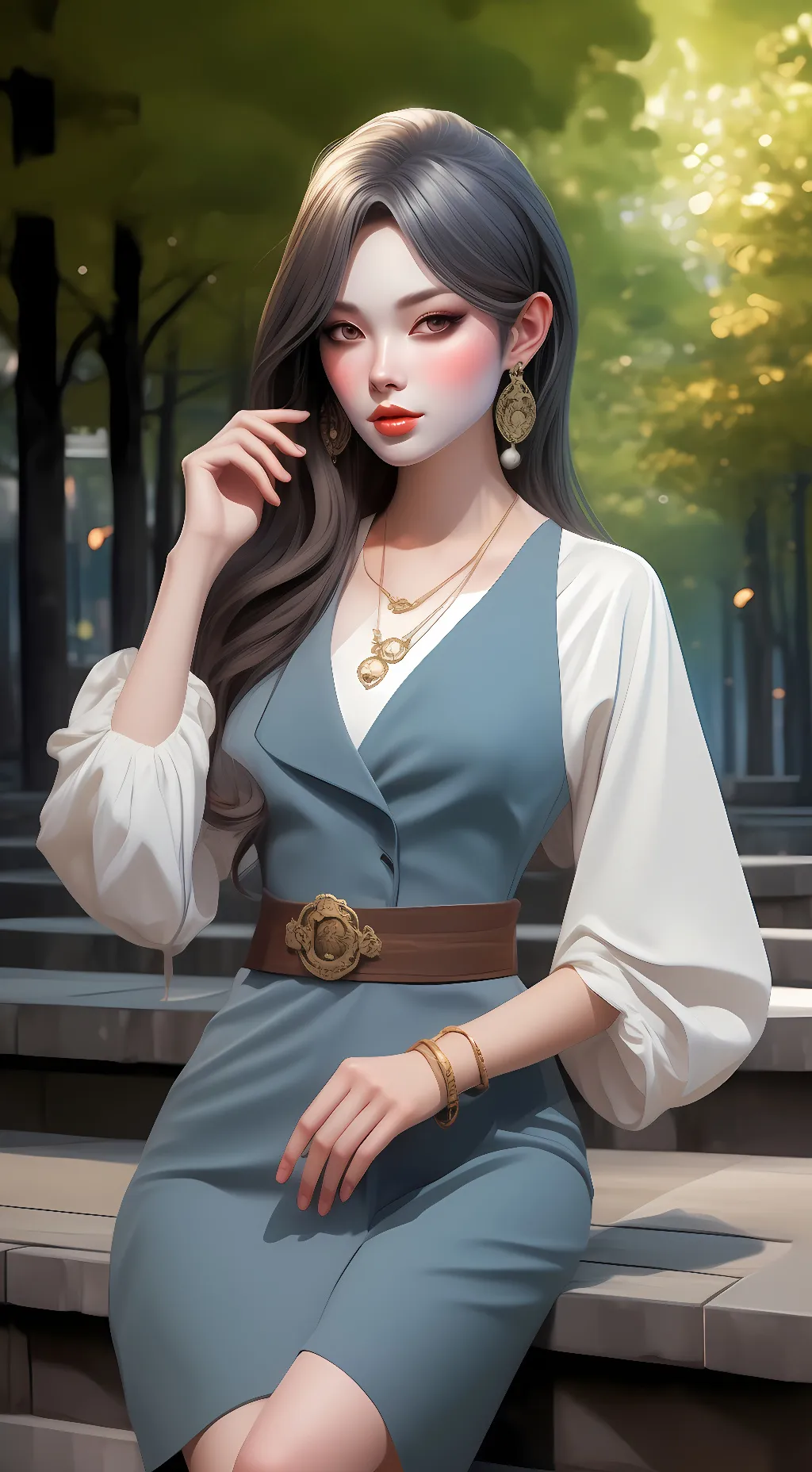 ai character: Lena background