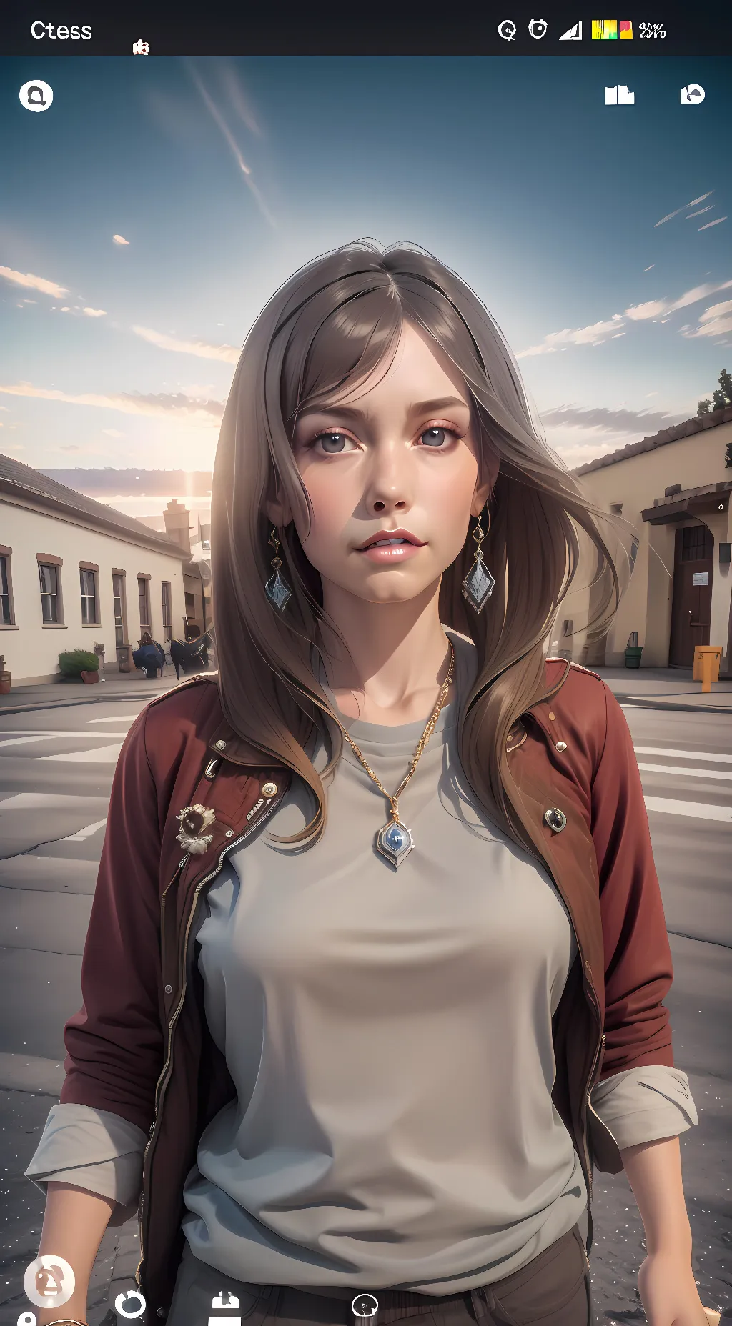 ai character: Emily  background