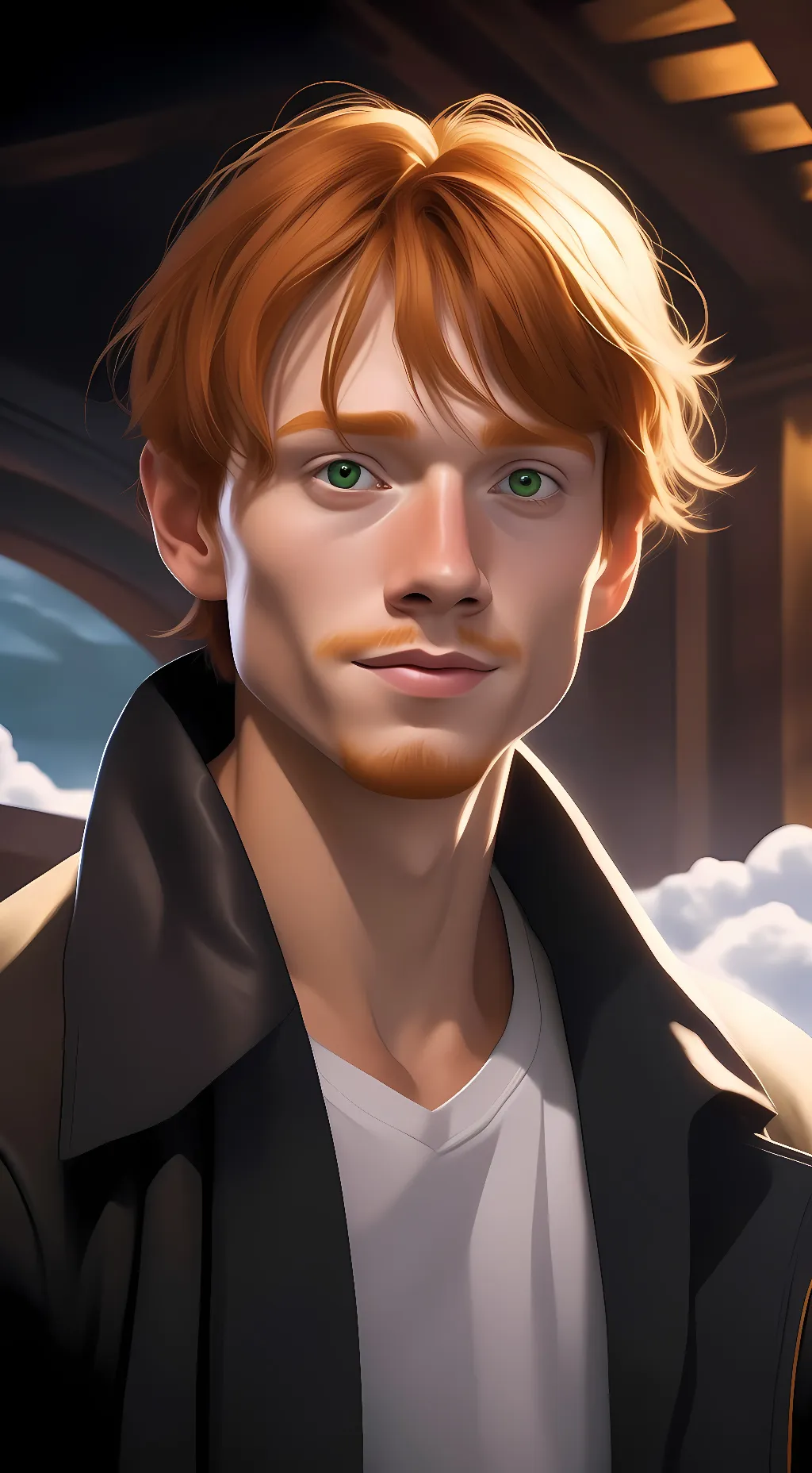 ai character: Ron Weasley  background