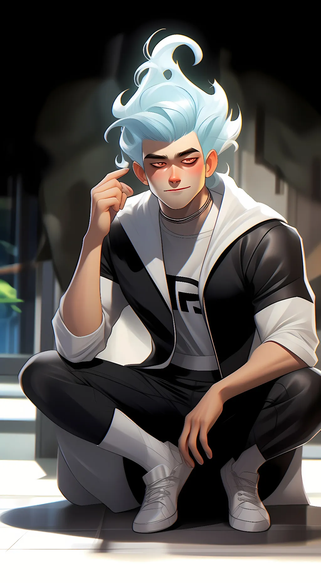 ai character: Dan Phantom background