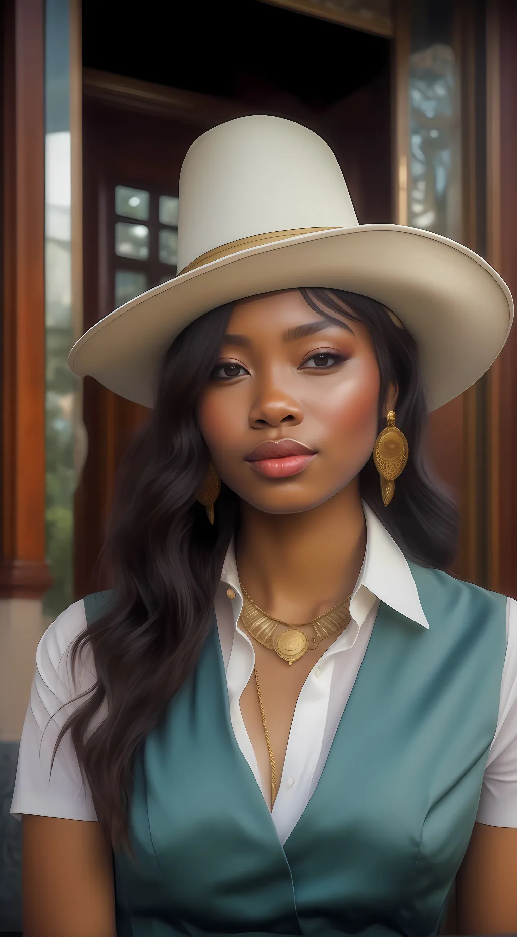 ai character: Sam world  background