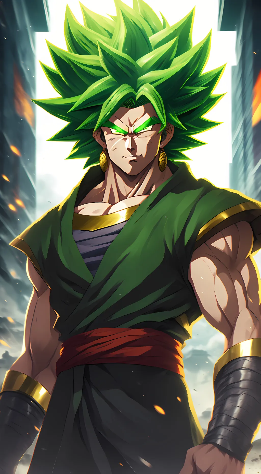 ai character: Broly background