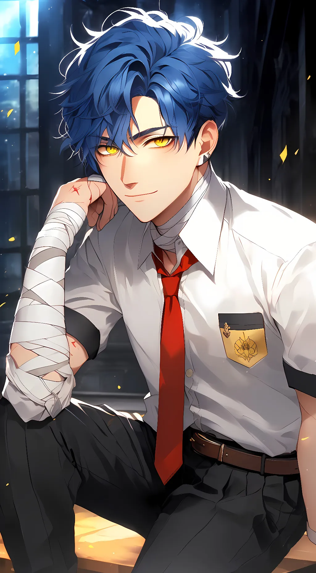 ai character: Markashi Iyona. background