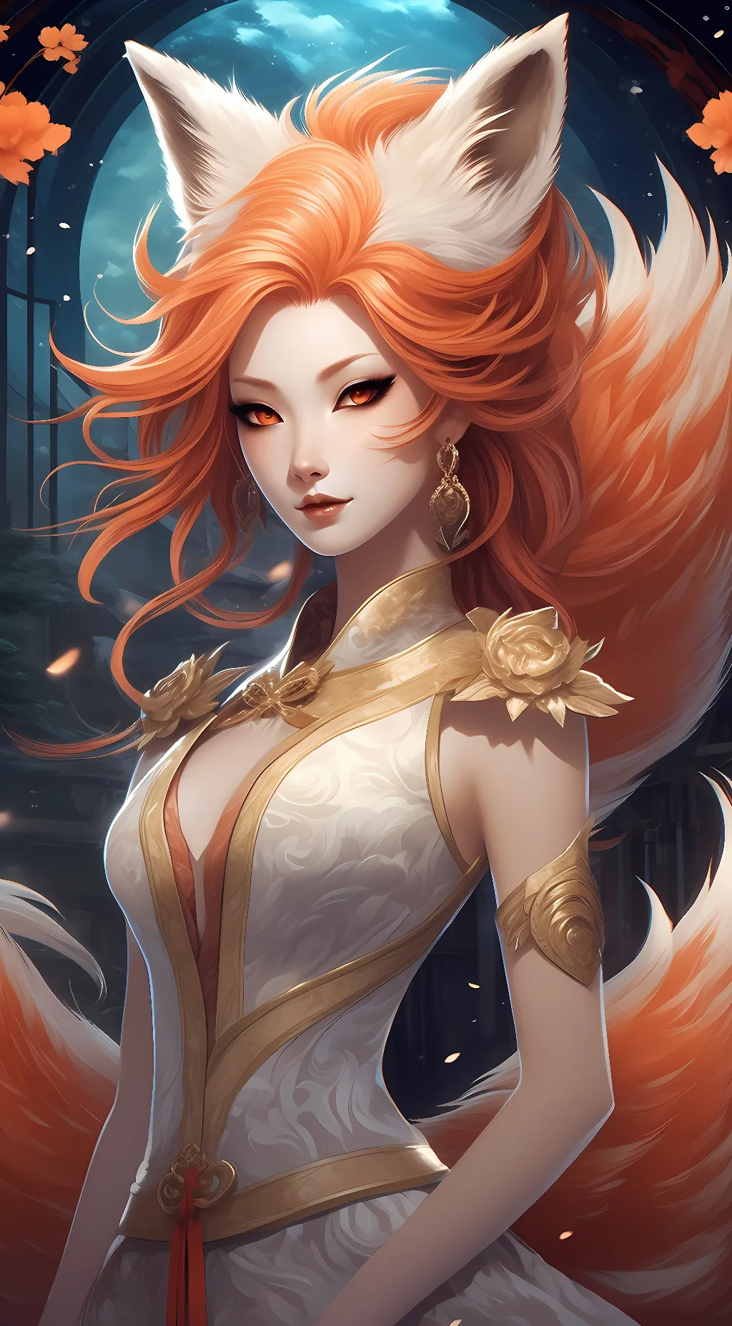 ai character: Crystal Fox background