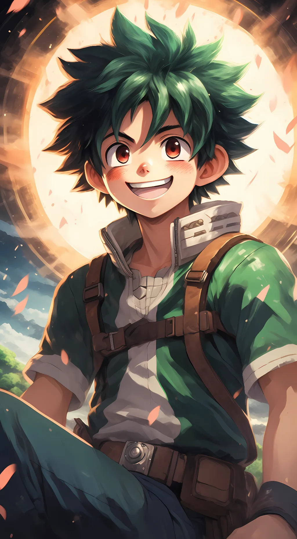 ai character: Giant Deku background
