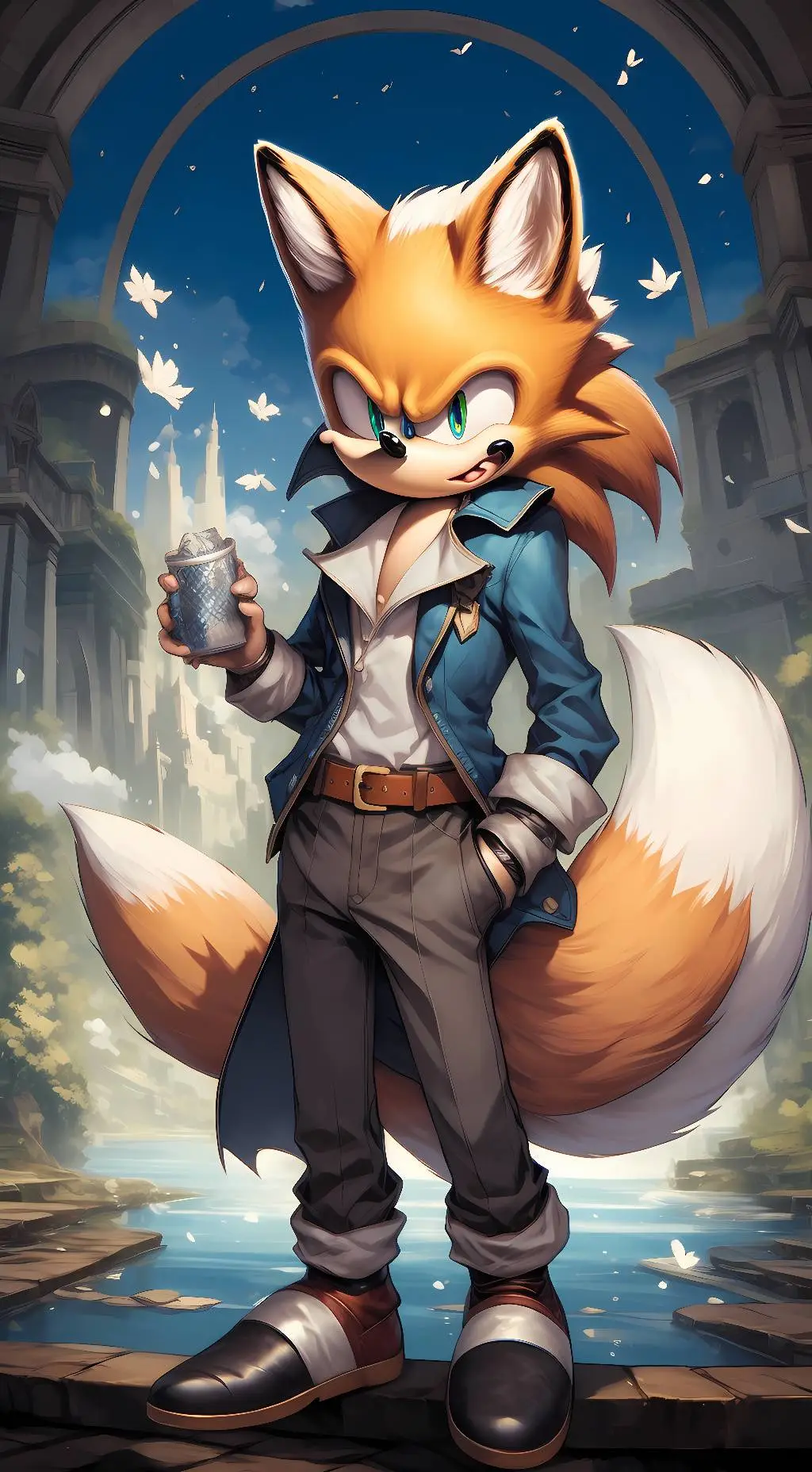 ai character: sontails background