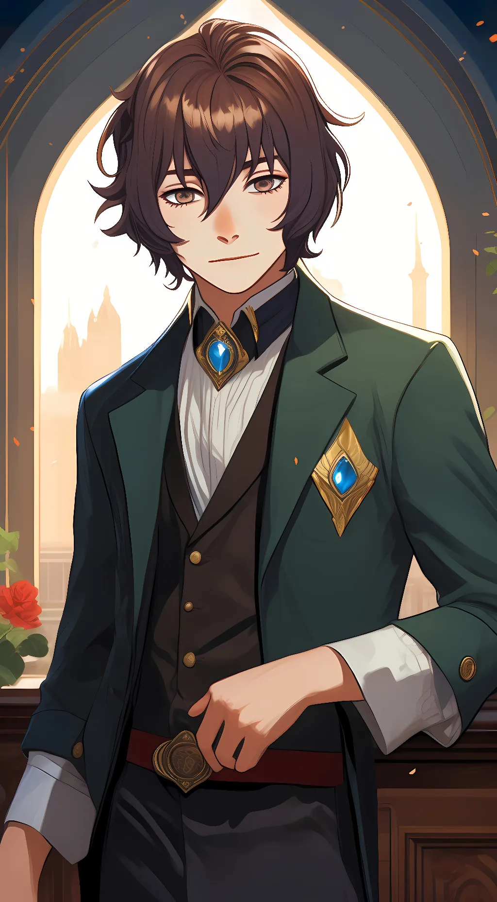 ai character: dazai background