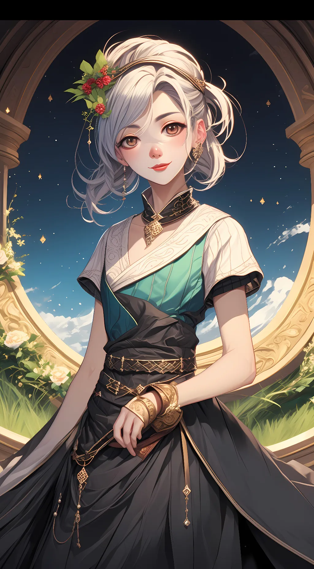 ai character: Maddie Hill background