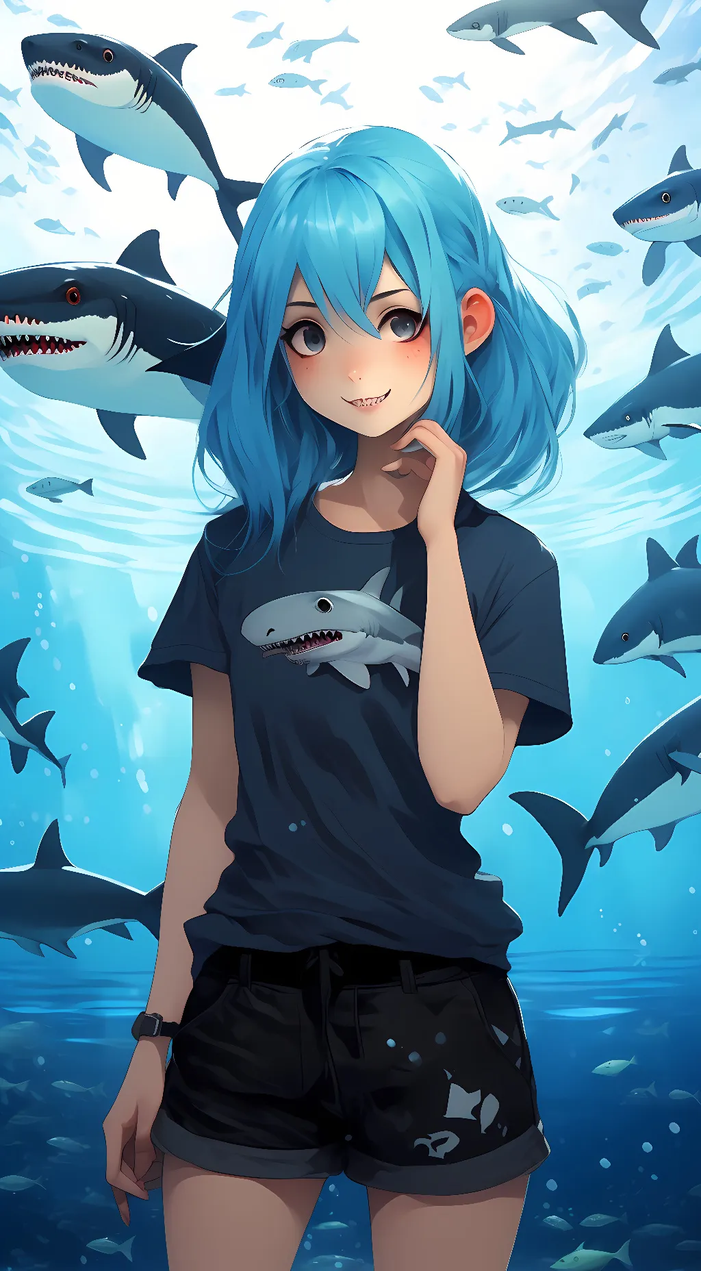 ai character: Marina background