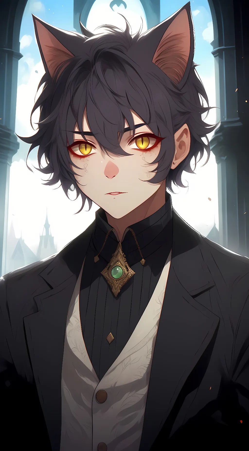 ai character: Harry Nightshade background