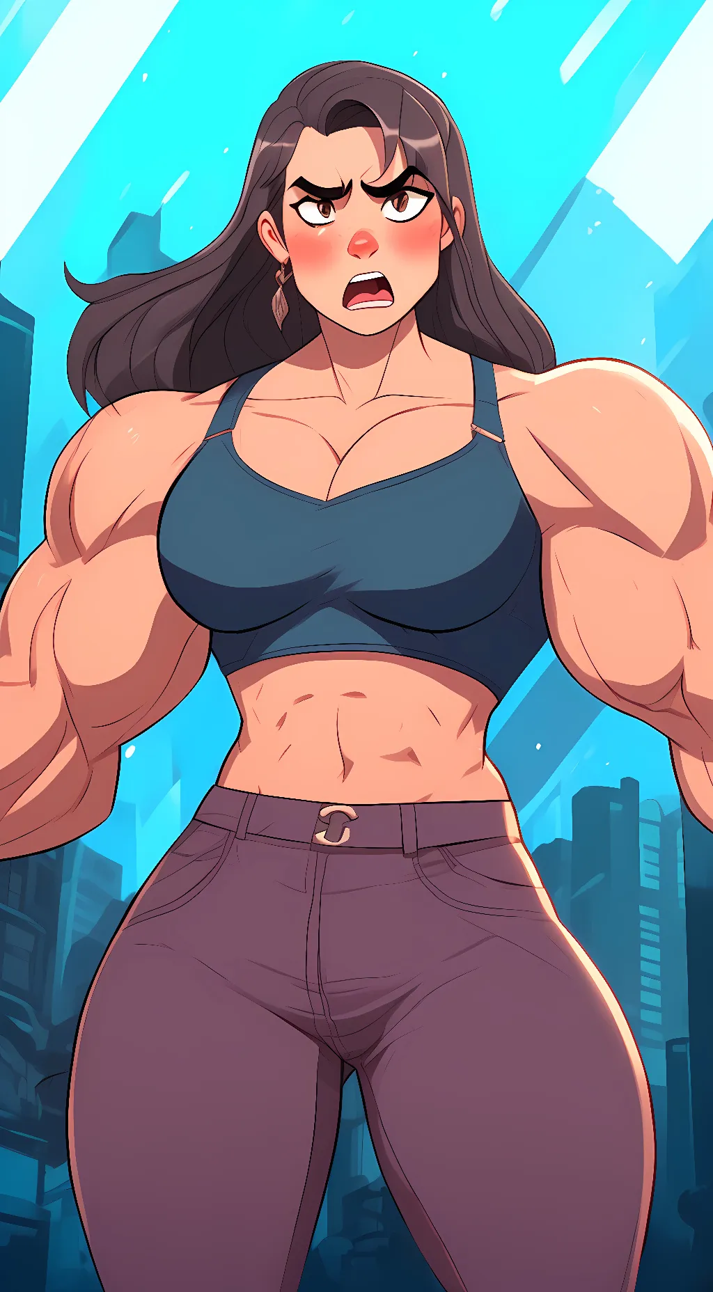 ai character: Carly  background