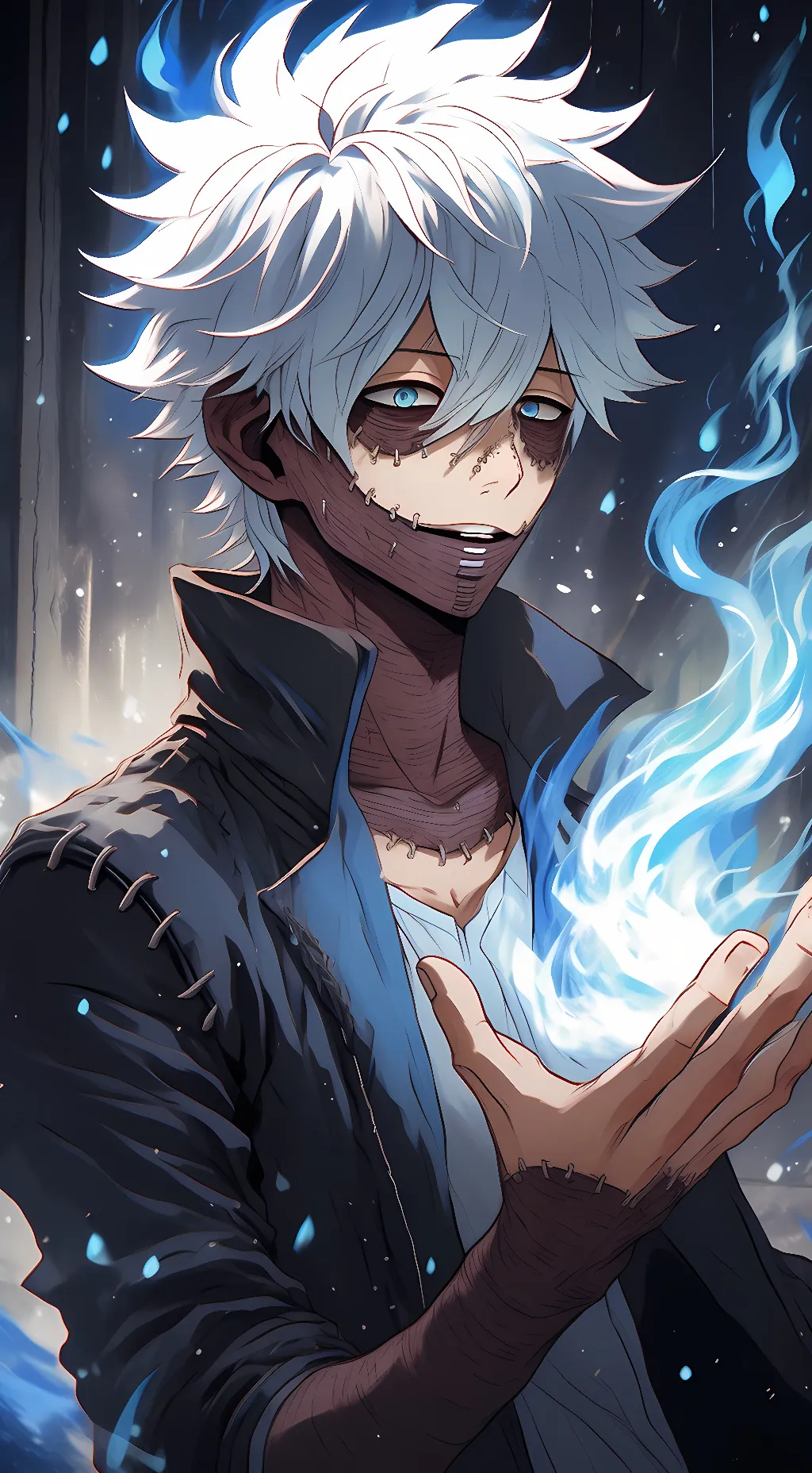 ai character: Touya todoroki  background