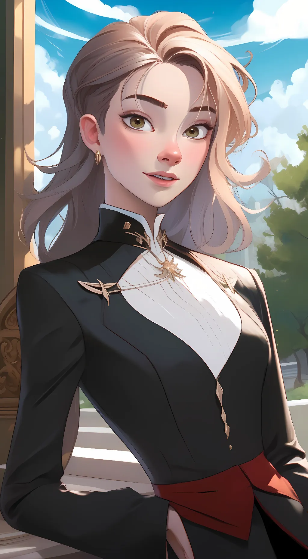ai character: Gwen background