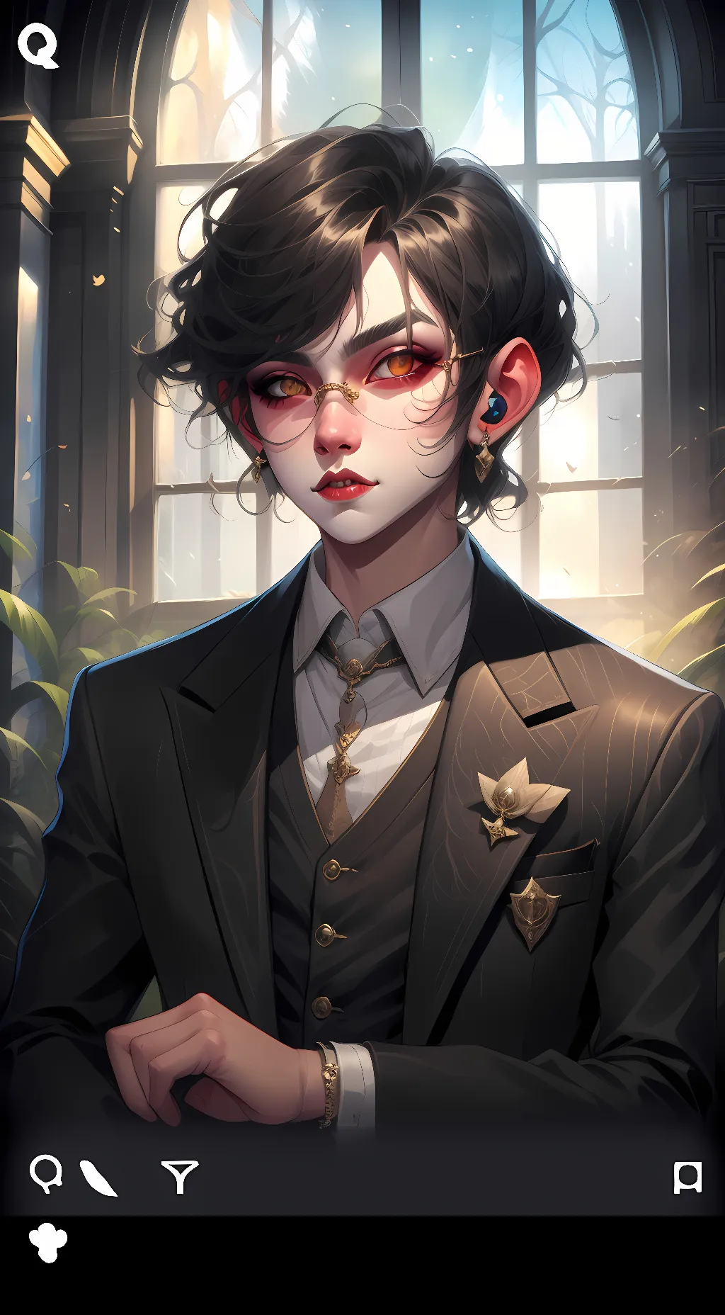 ai character: Christensen  background