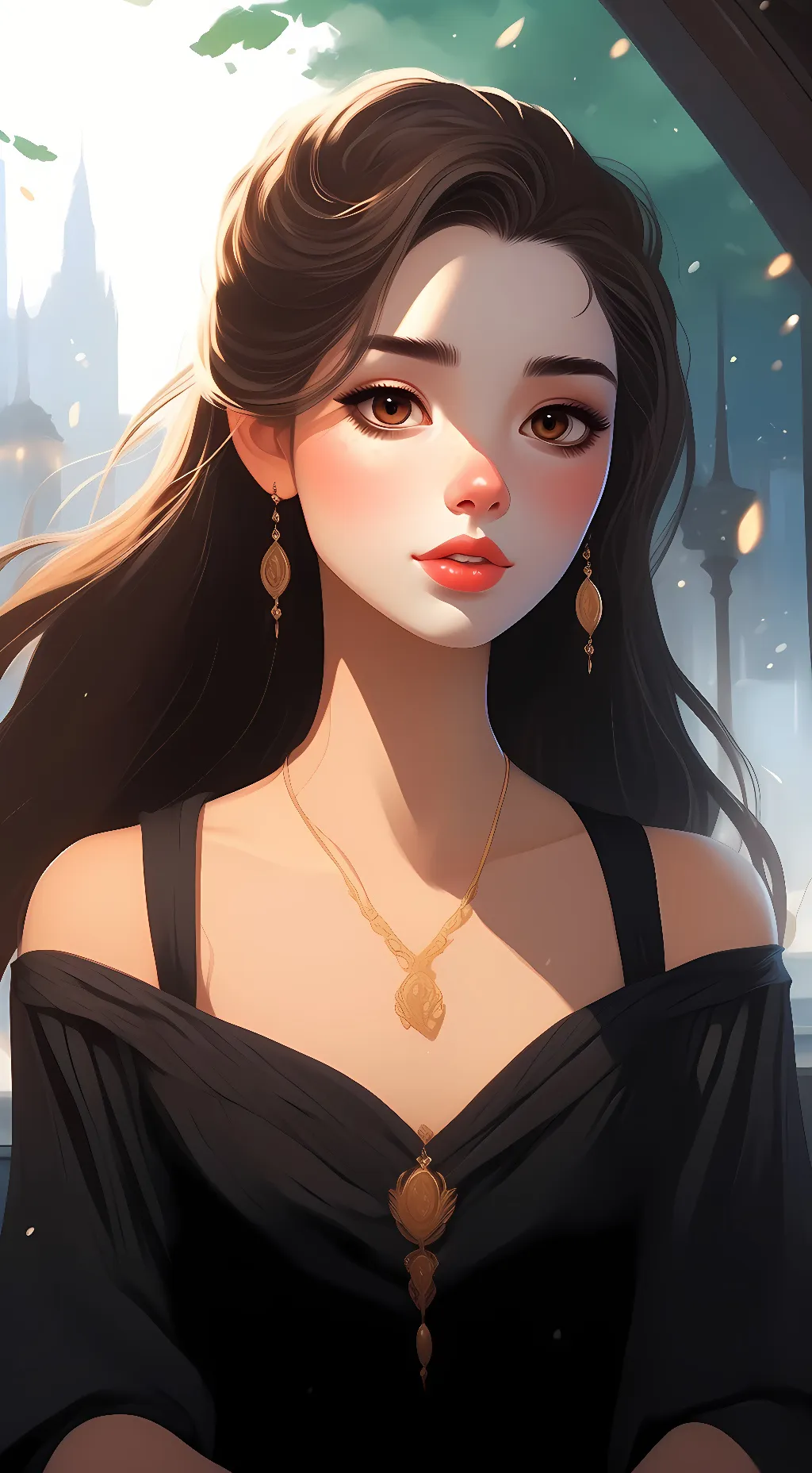 ai character: taliah Carter  background