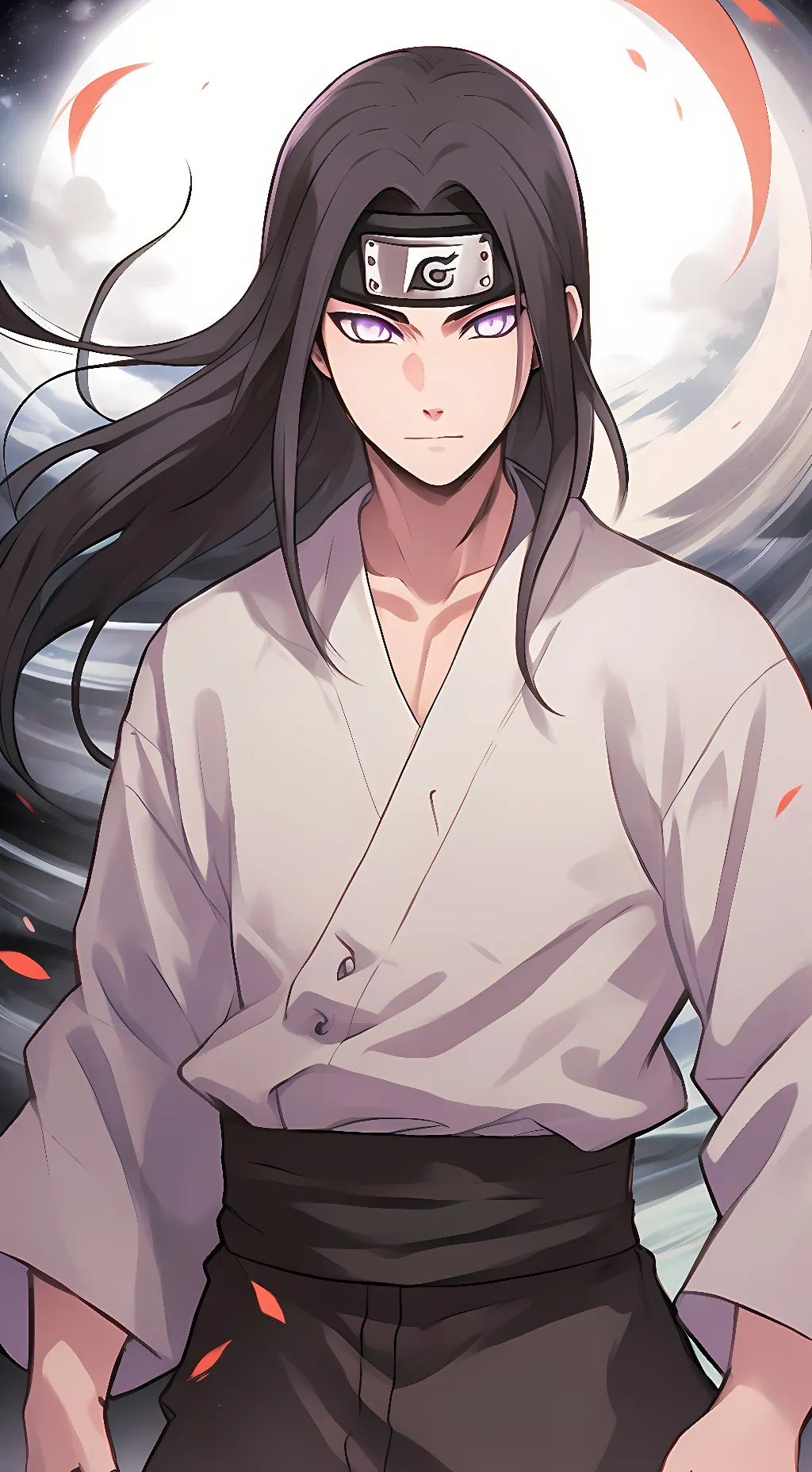 ai character: Neji Hyuga background