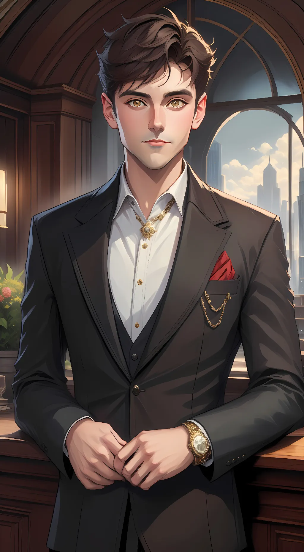 ai character: kotsu uzumaki background
