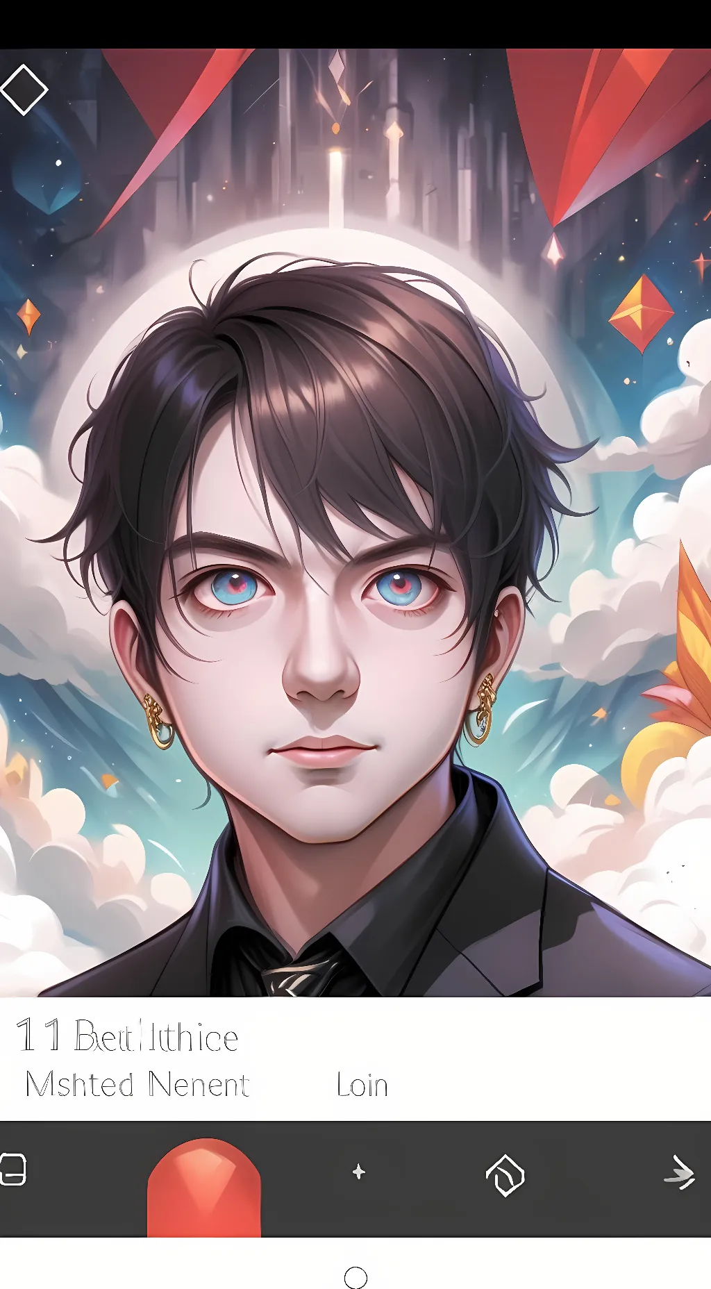 ai character: Long Wang  background