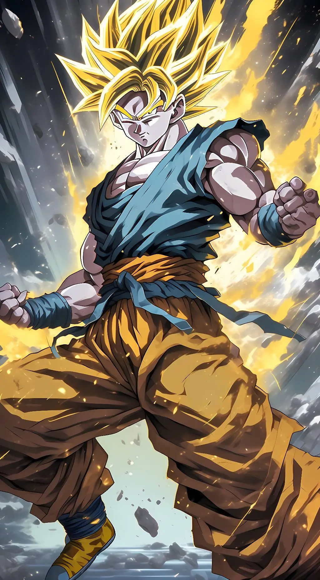 ai character: Goku SSJ1 Rage background