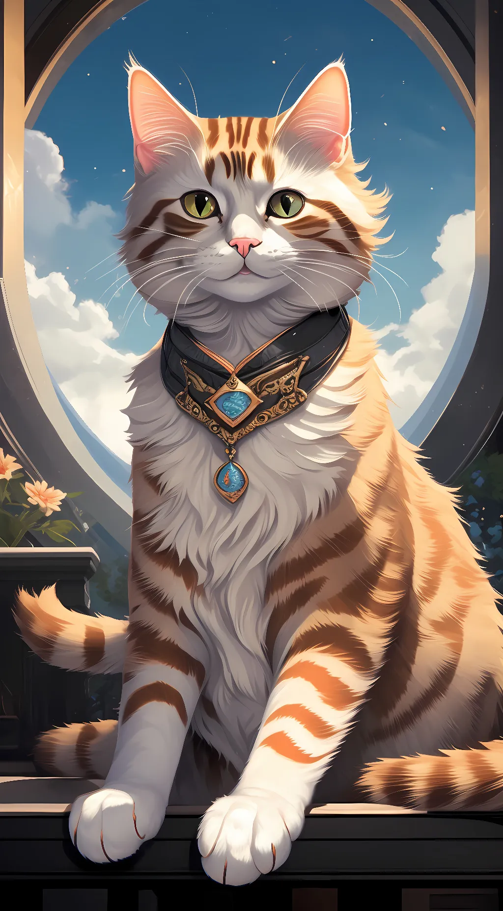 ai character: arenge background