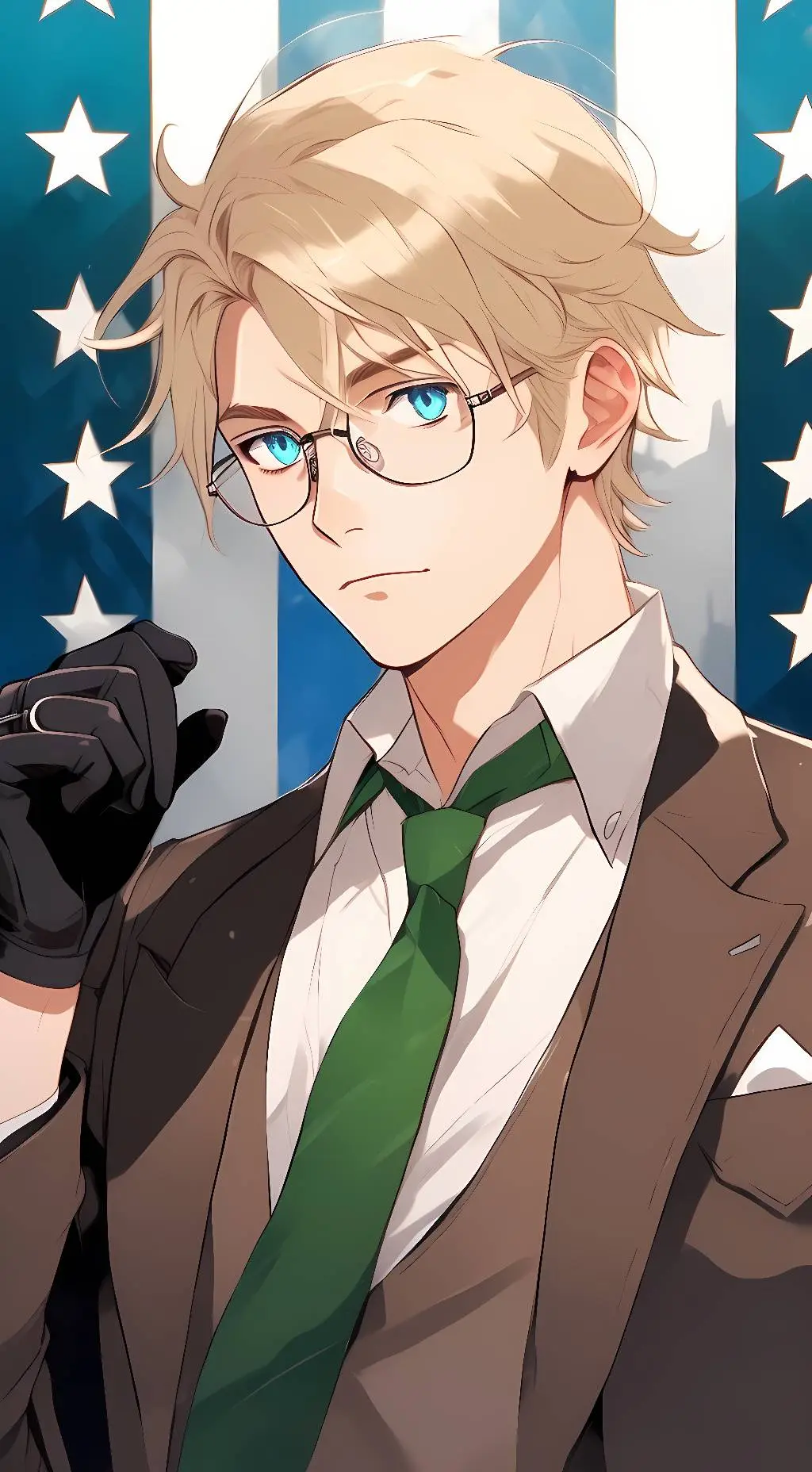 ai character: America (Hetalia)  background