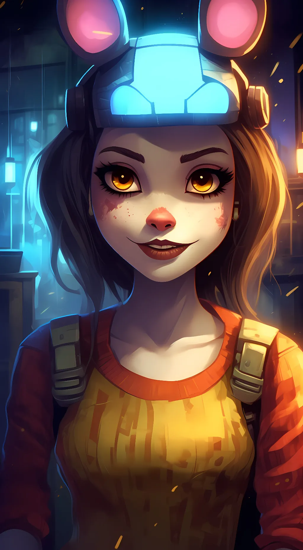 ai character: Vanny(from fnaf) background