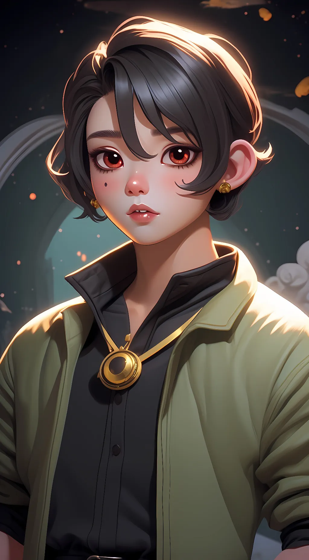 ai character: Haku background