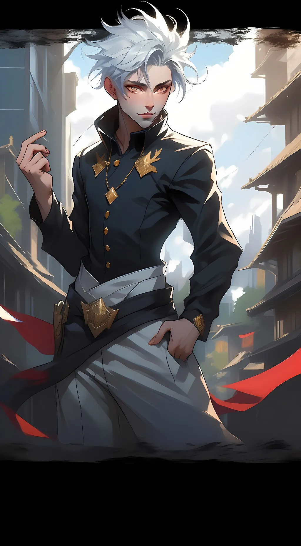 ai character: Gojo background