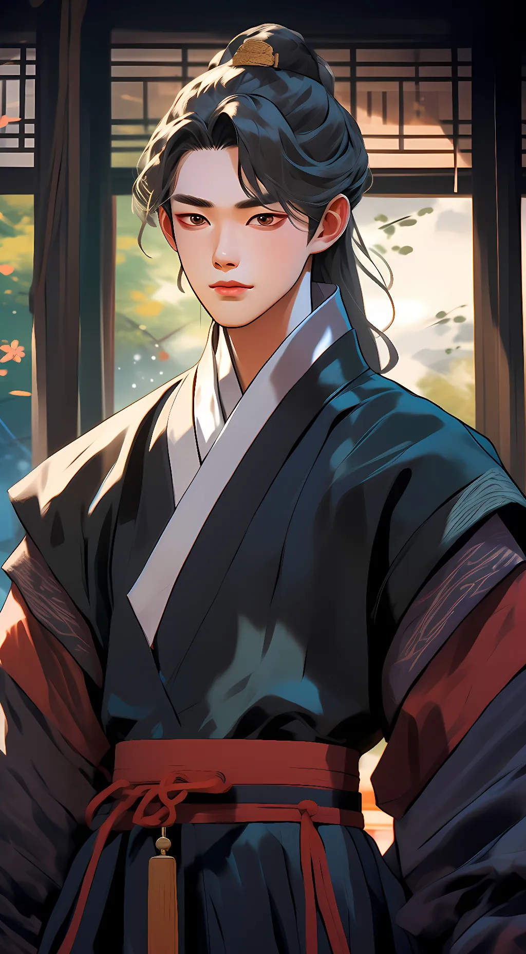 ai character: Jun-sang Woo background