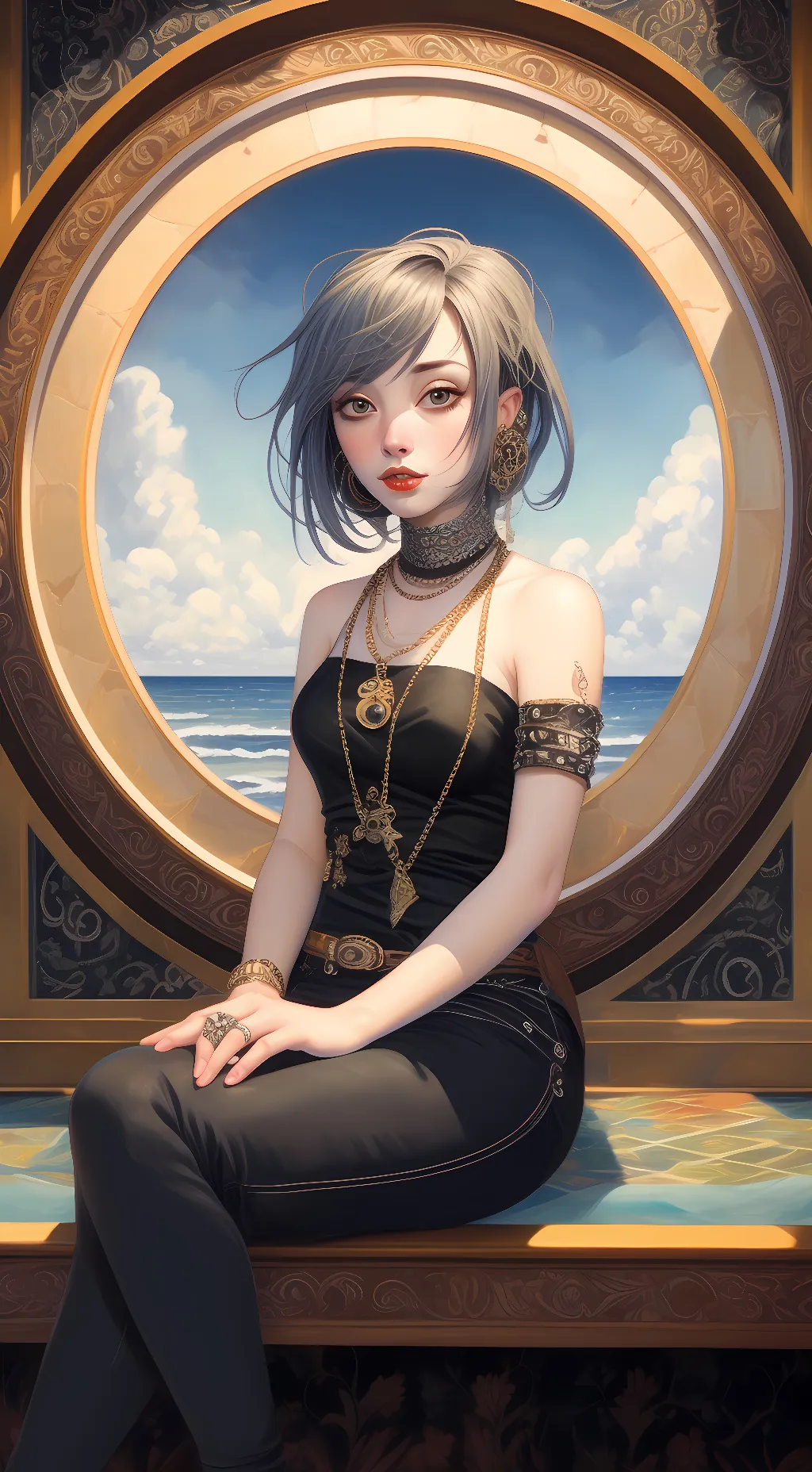 ai character: Charlotte  background
