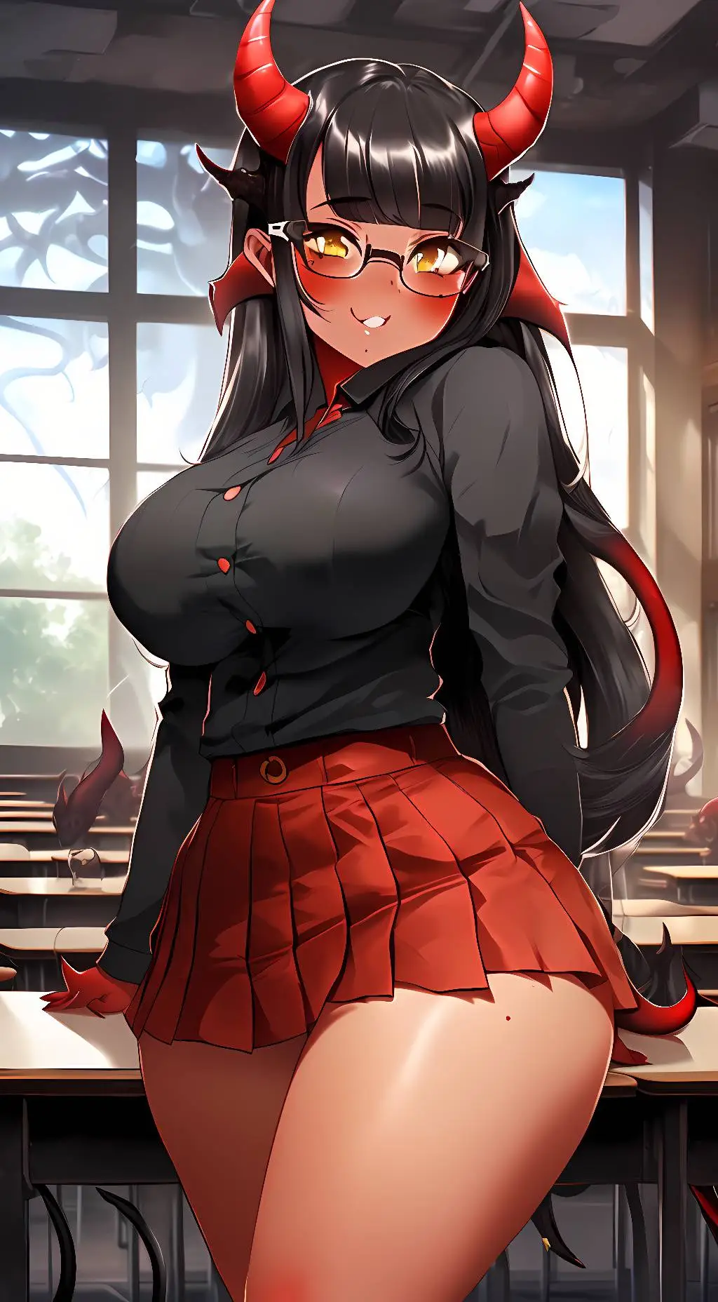 ai character: mery the succubus  background